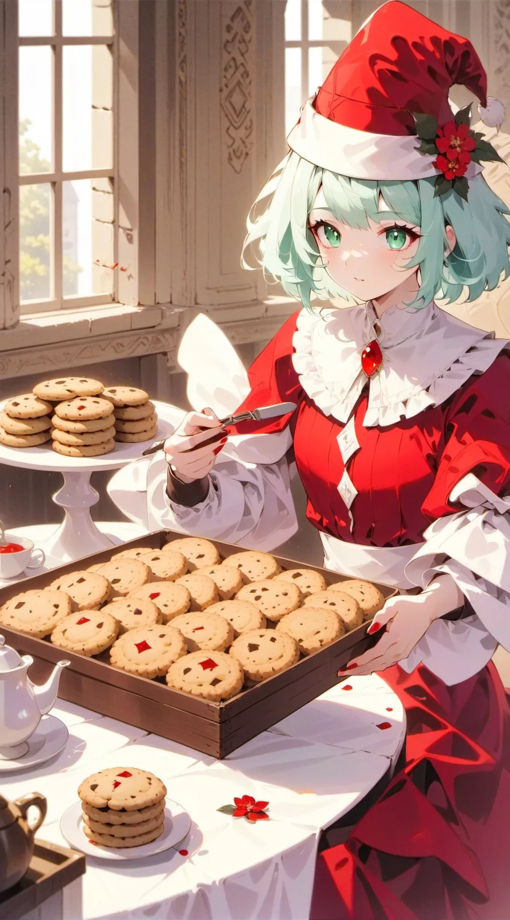 ai character: Cookie? background