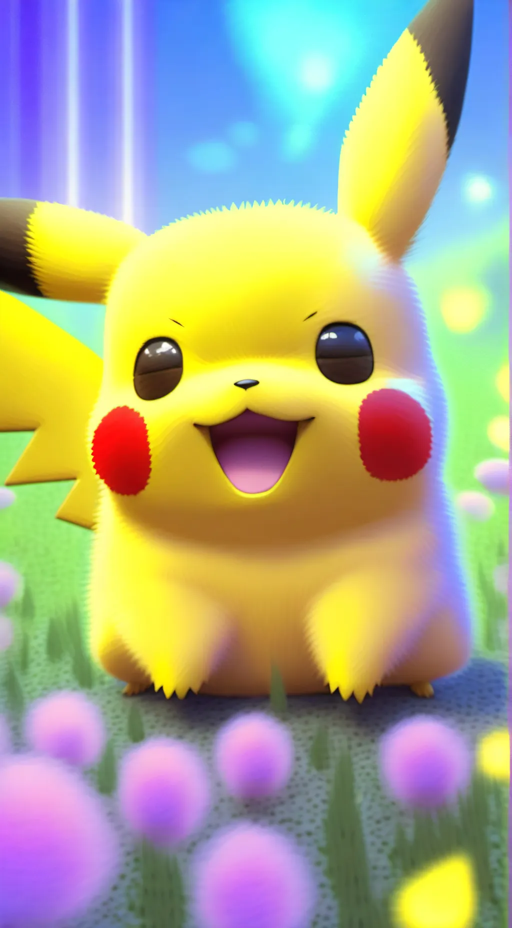 ai character: pikachuuuuu uwu background