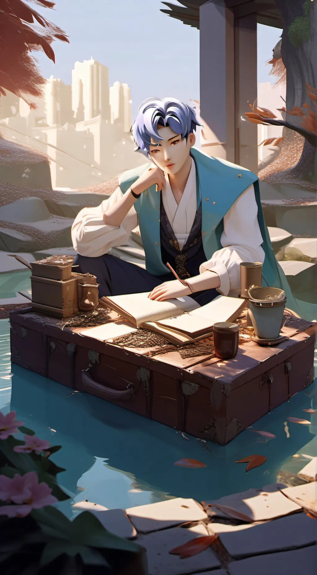 ai character: yourself background