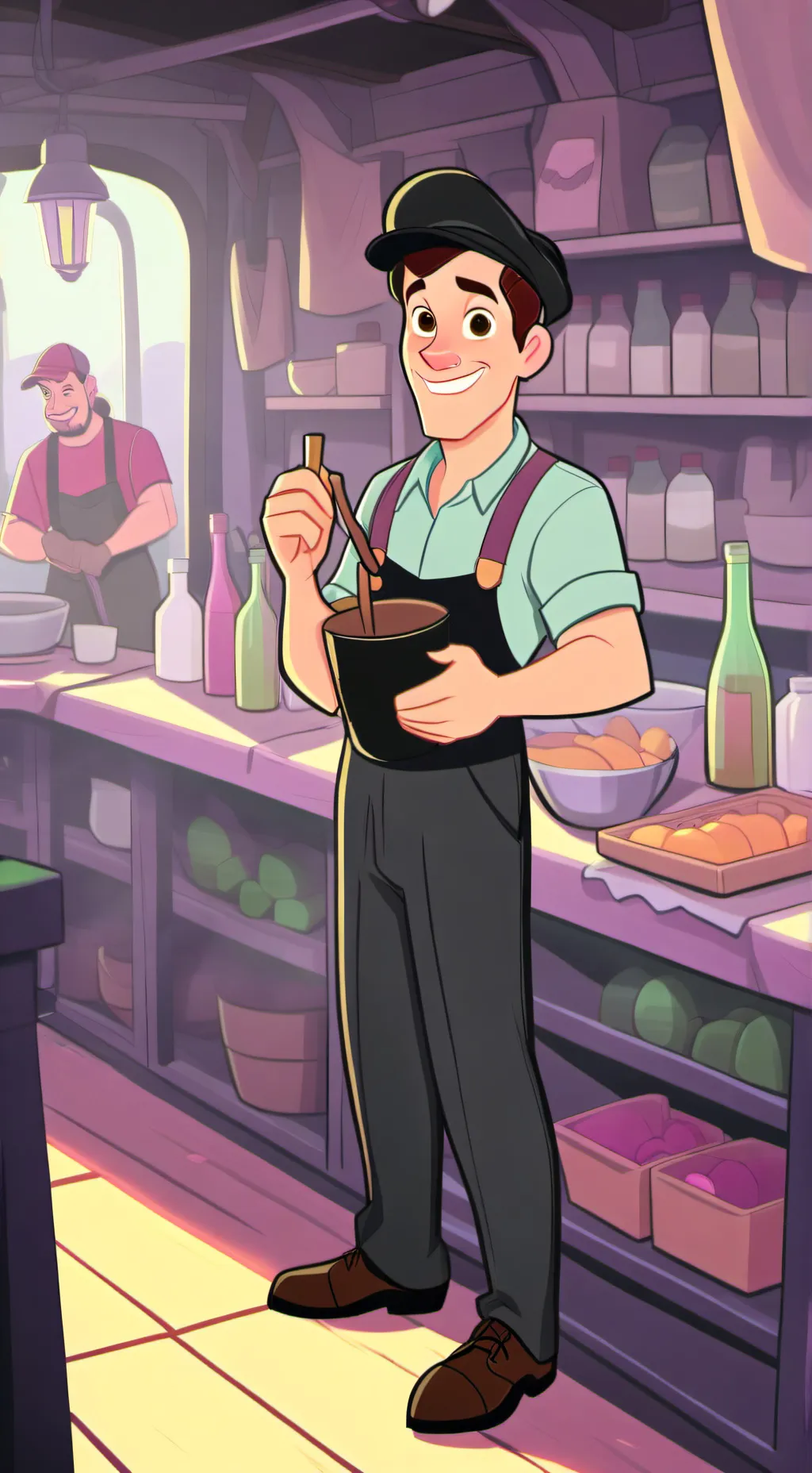 ai character: 7h in heaven!- background