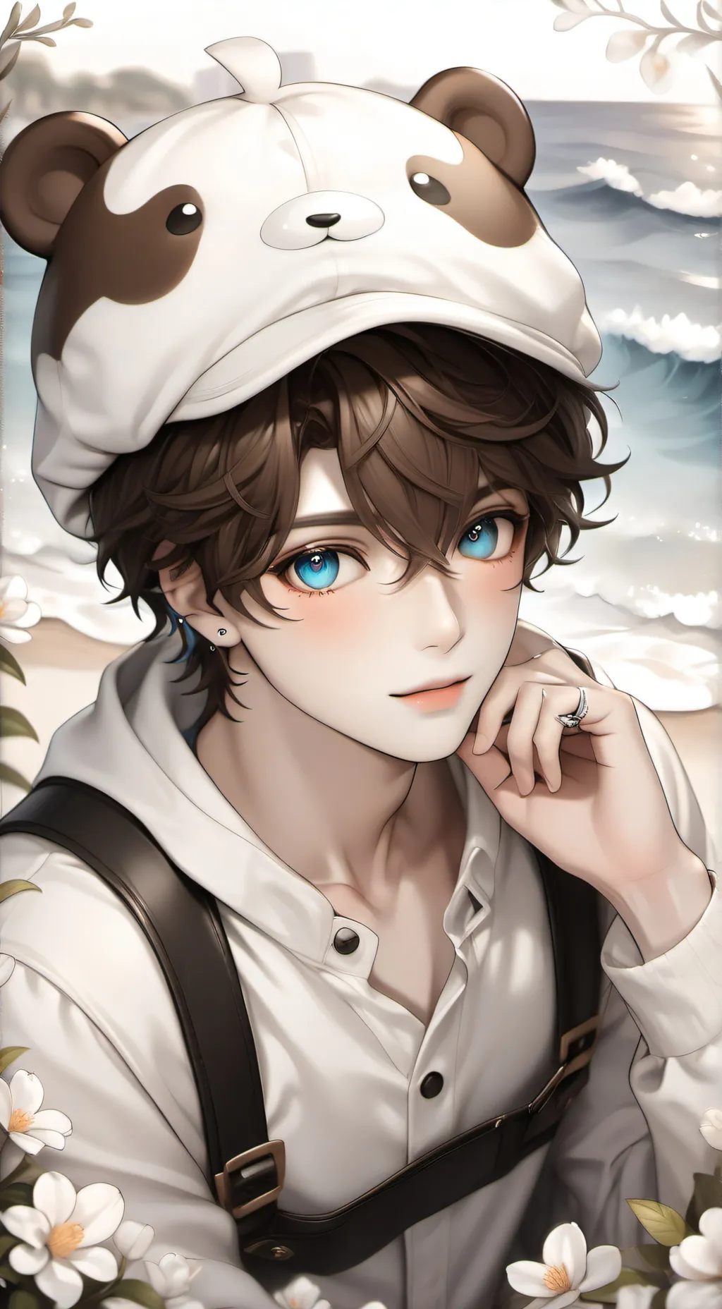 ai character: °•kiran•° background