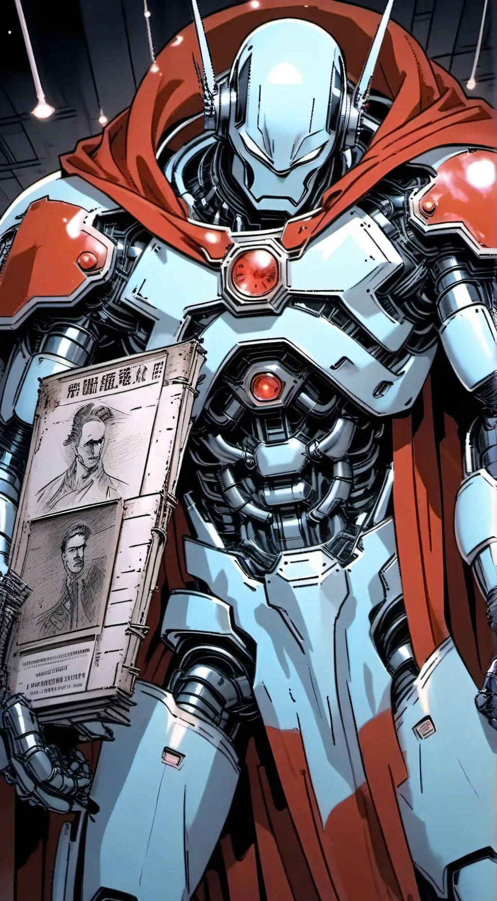 ai character: one punch robot background