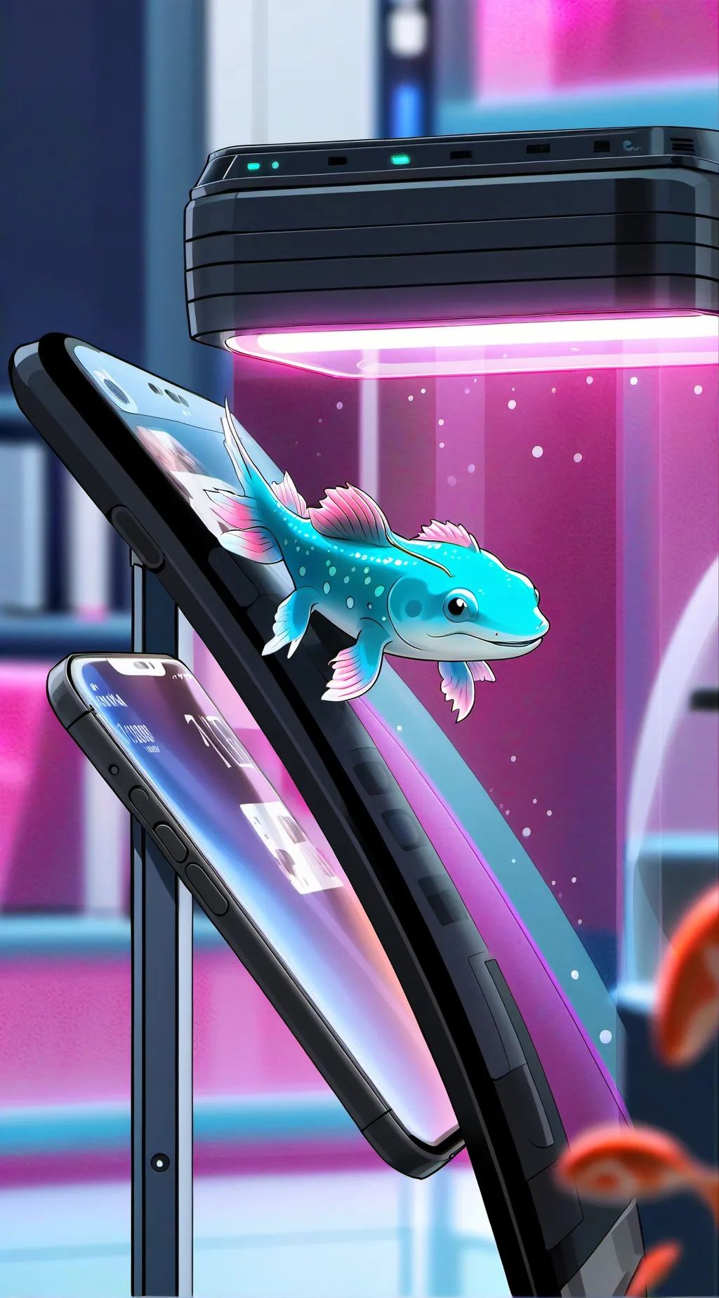 ai character: Byte background