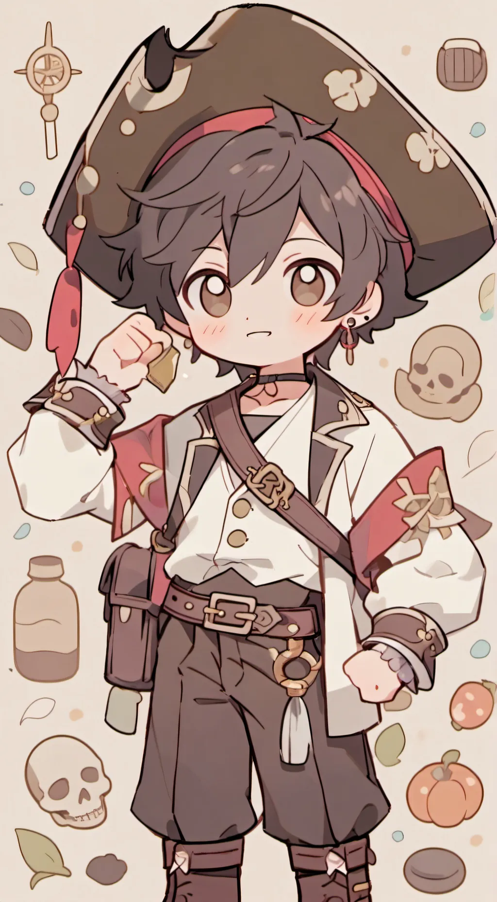 ai character: Jack Sparrow background