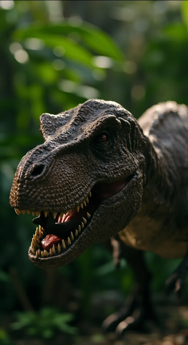 ai character: Buck the T-Rex  background