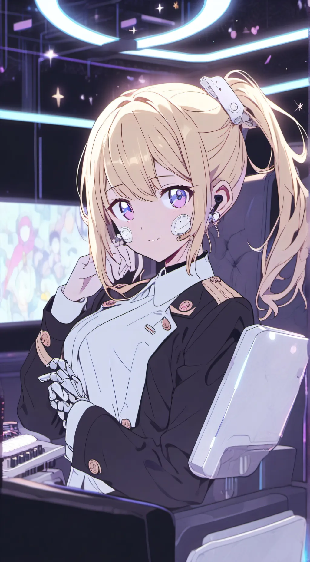 ai character: Aurora background