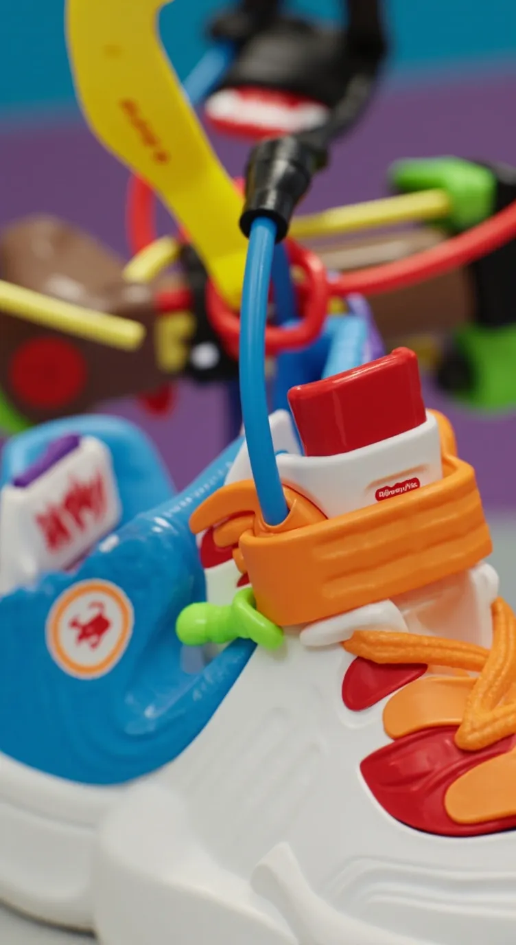 ai character: new Nike shoe 14 background