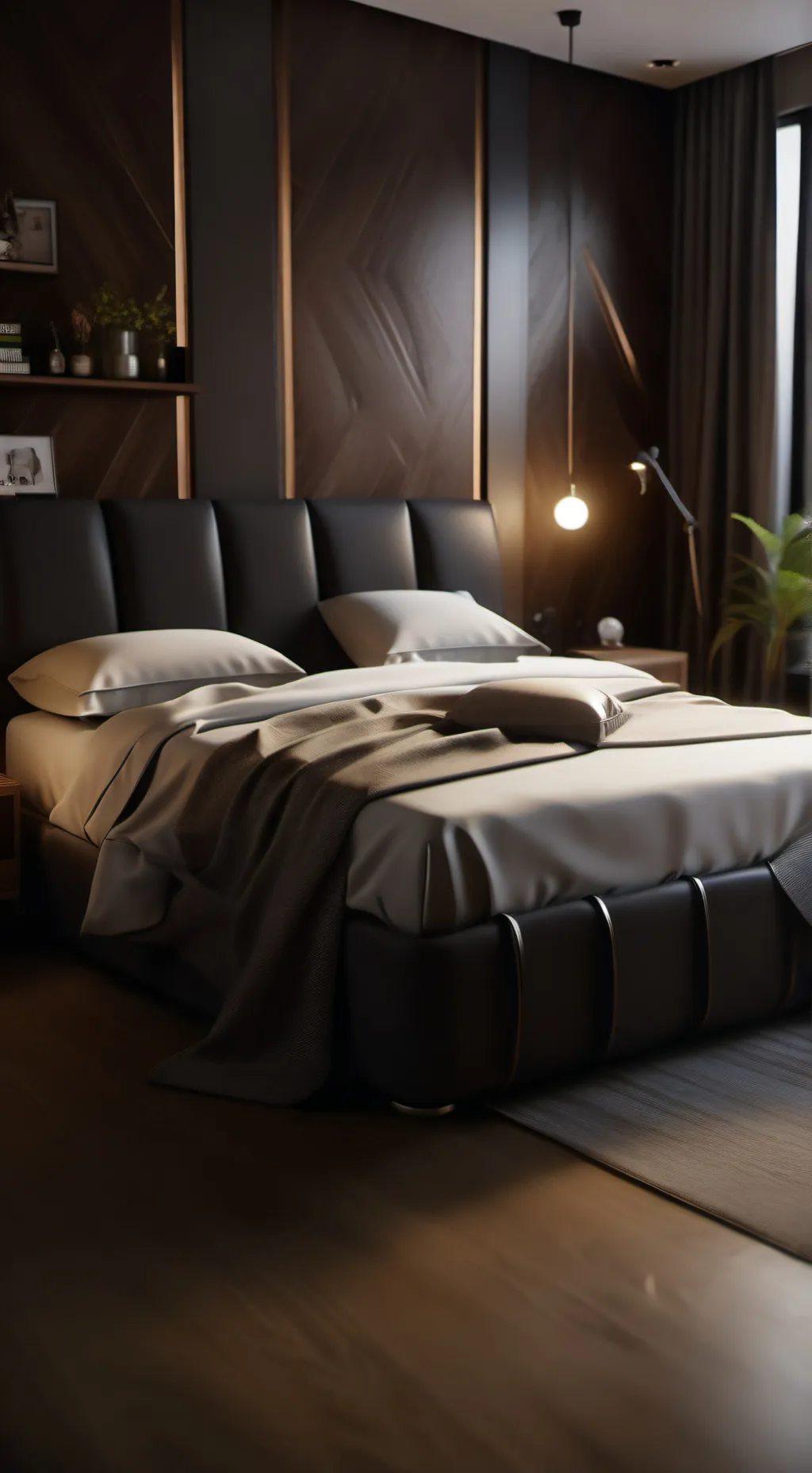 ai character: sus bed background