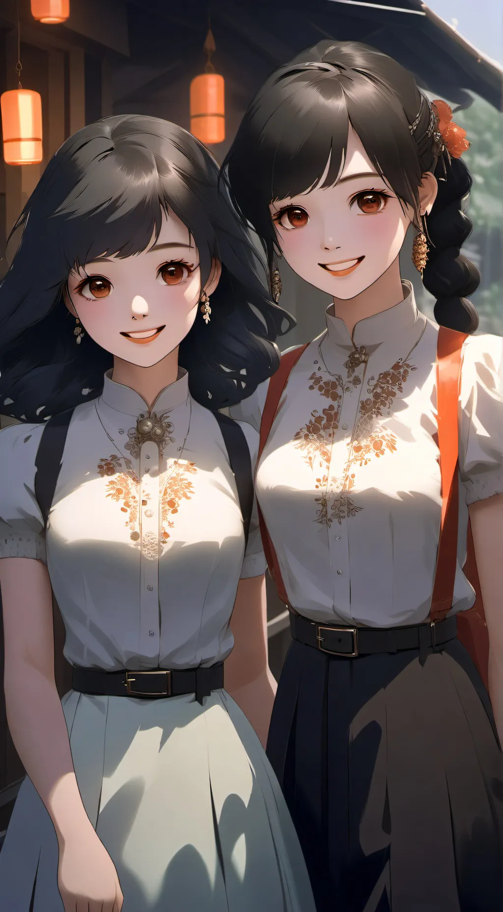 ai character: Mattie and Mia background