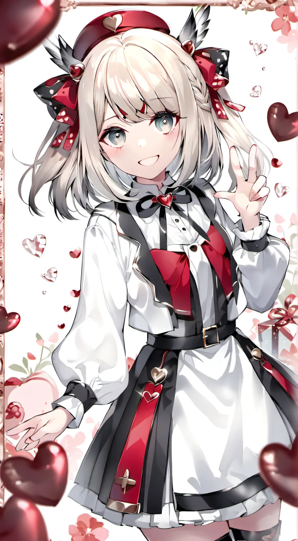 ai character: highschool drama background