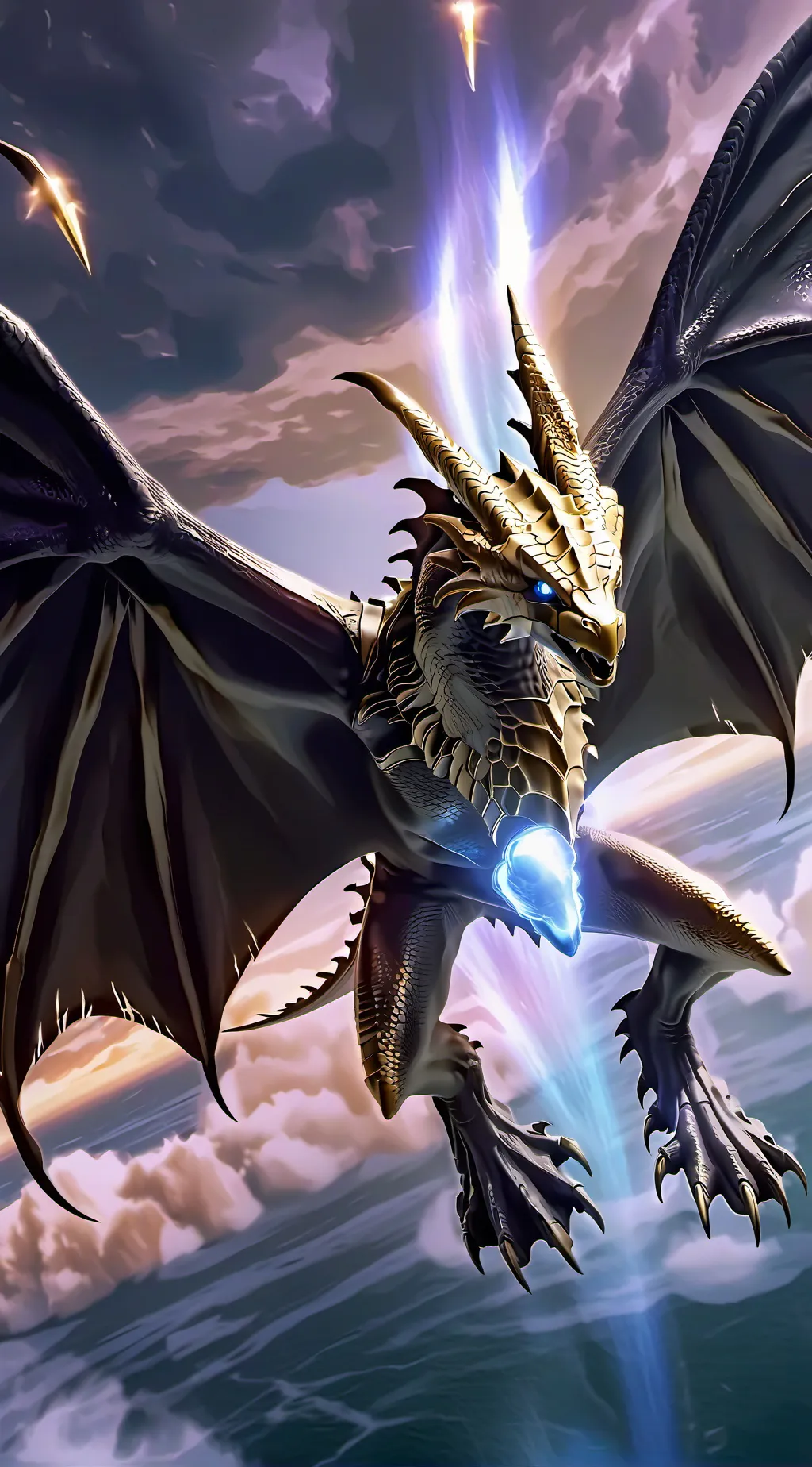 ai character: godfury  background