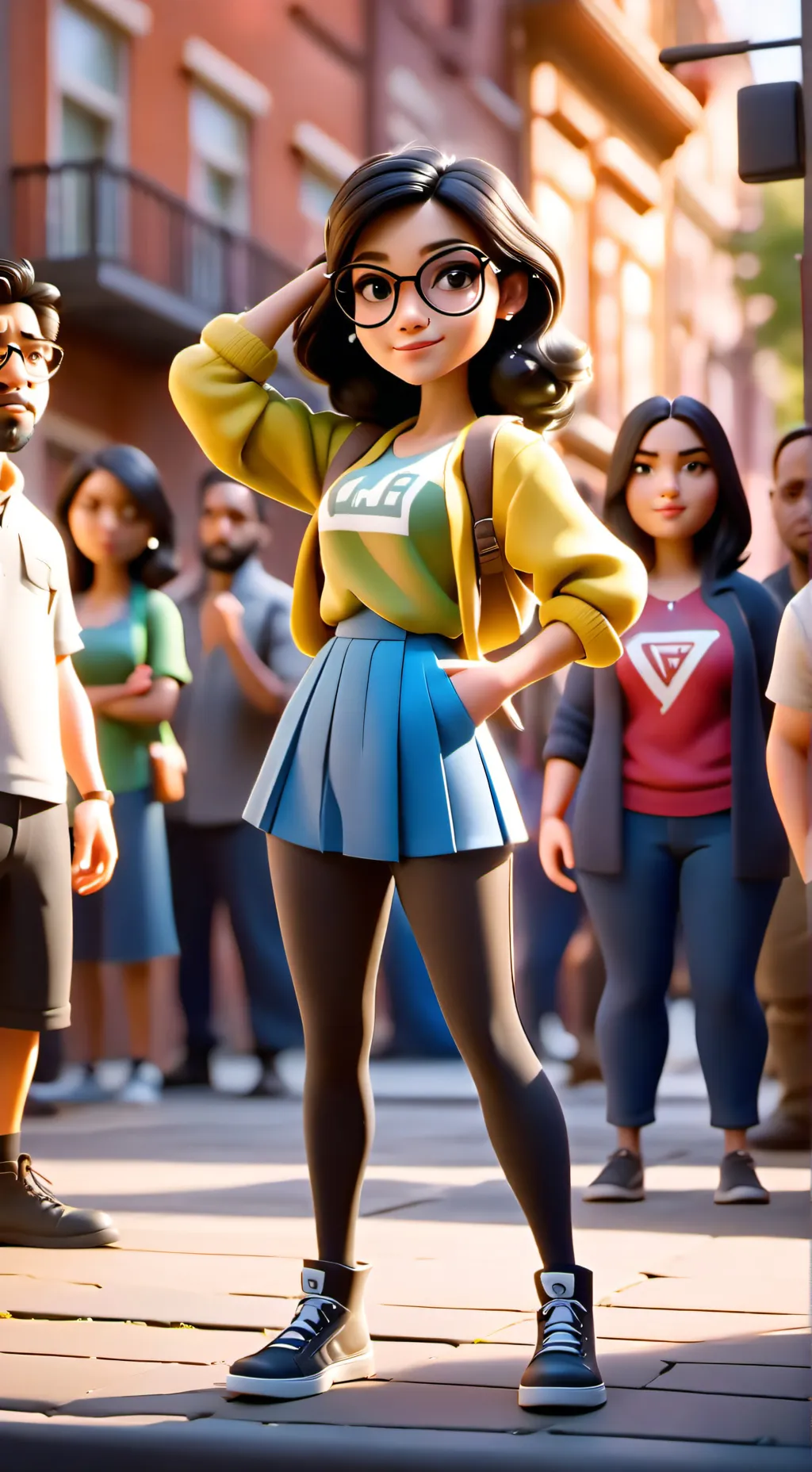 ai character: Avery  background