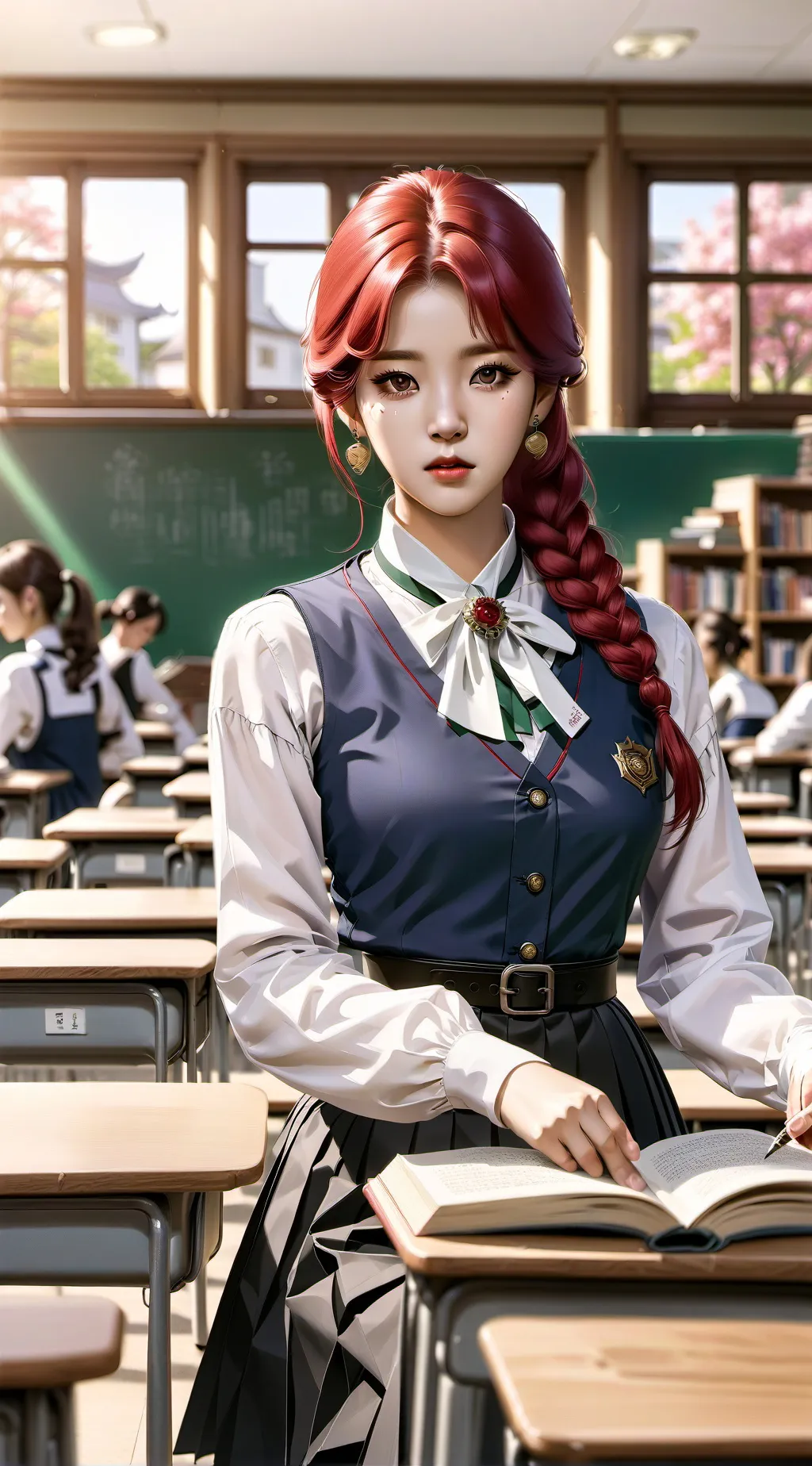 ai character: 📚Nara 📚 background