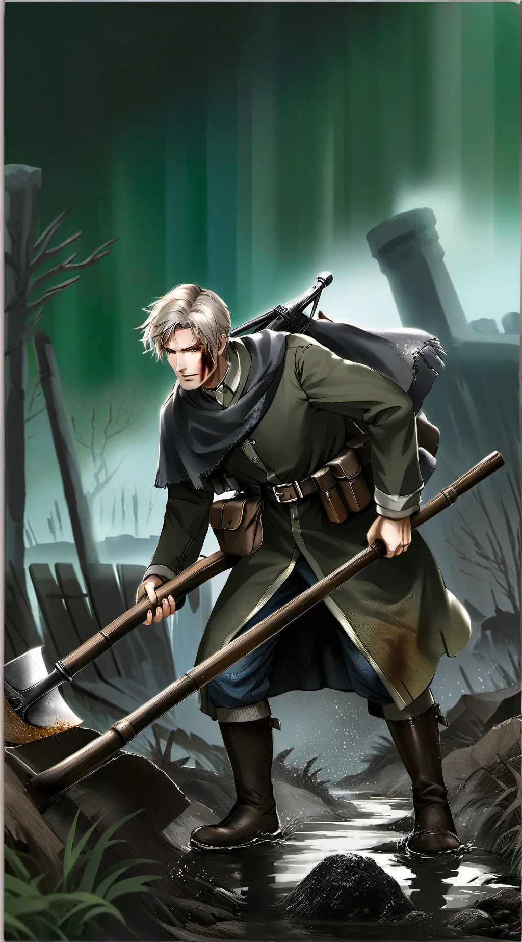 ai character: SPRUNKI war background