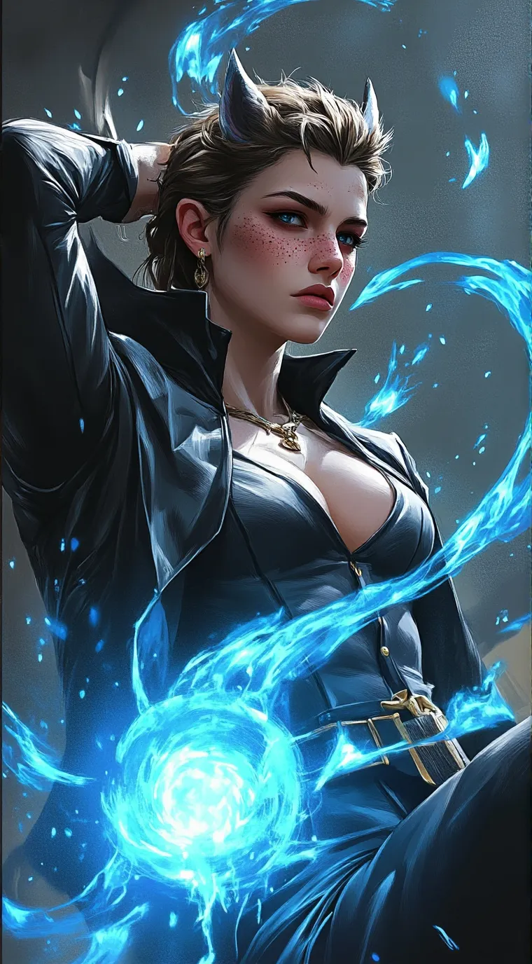 ai character: Phoenix Rain background