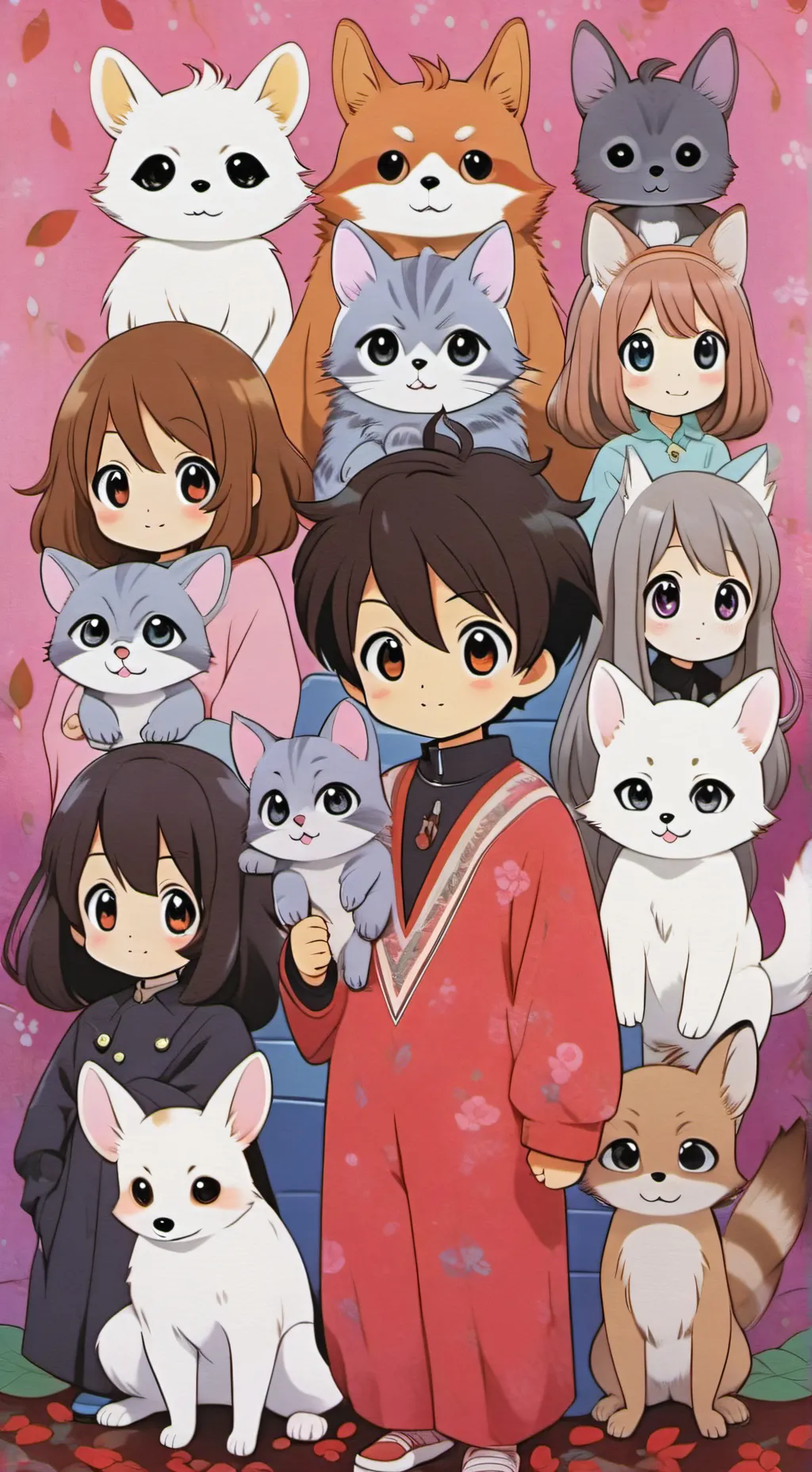 ai character: best friend squad  background