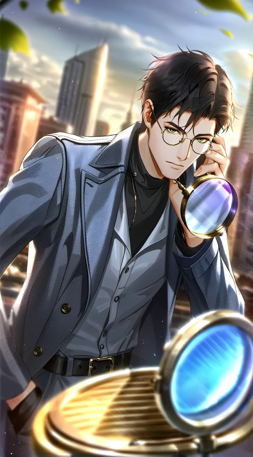 ai character: Mystery Saja Boy background