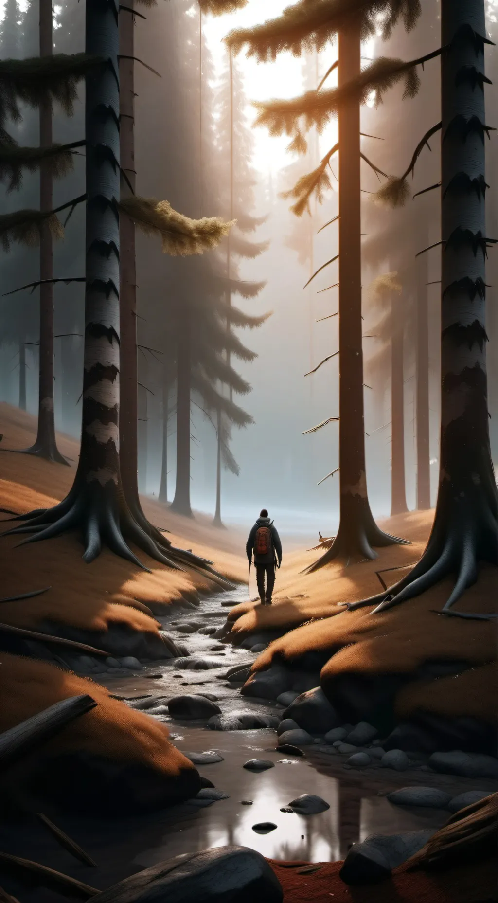 ai character: Survival background