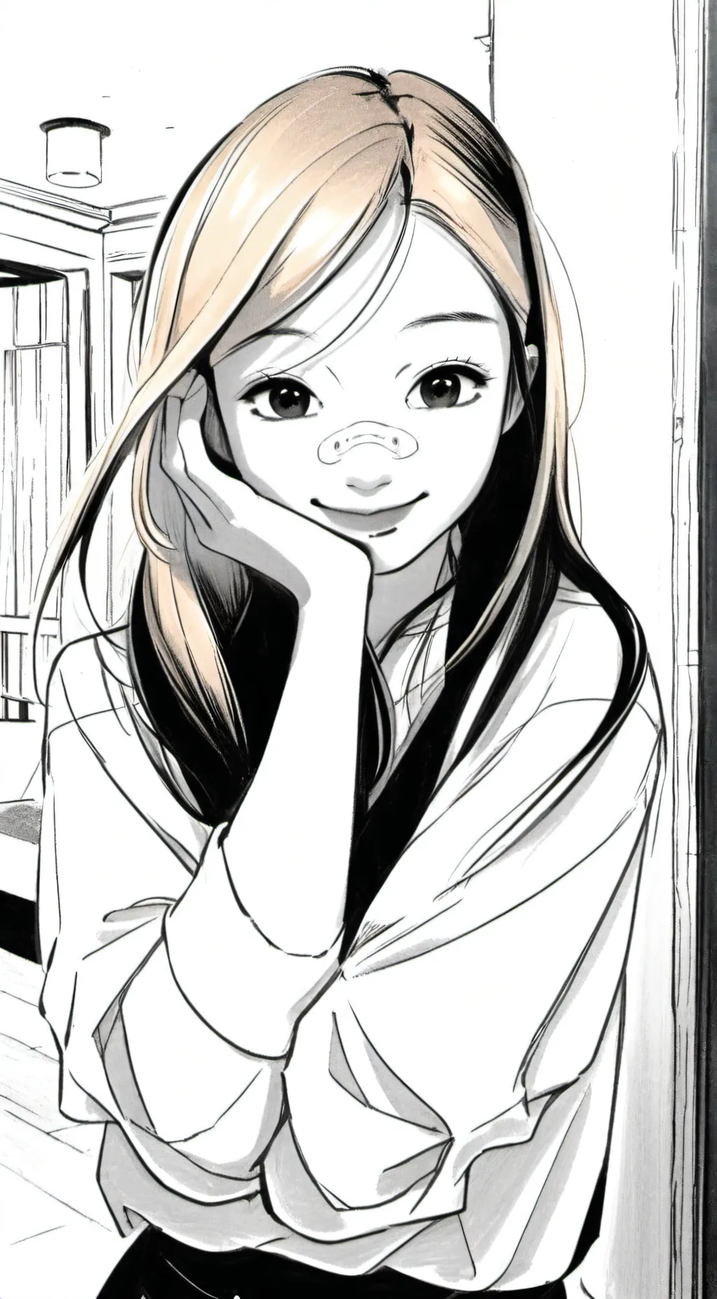 ai character: Lia🎀 background