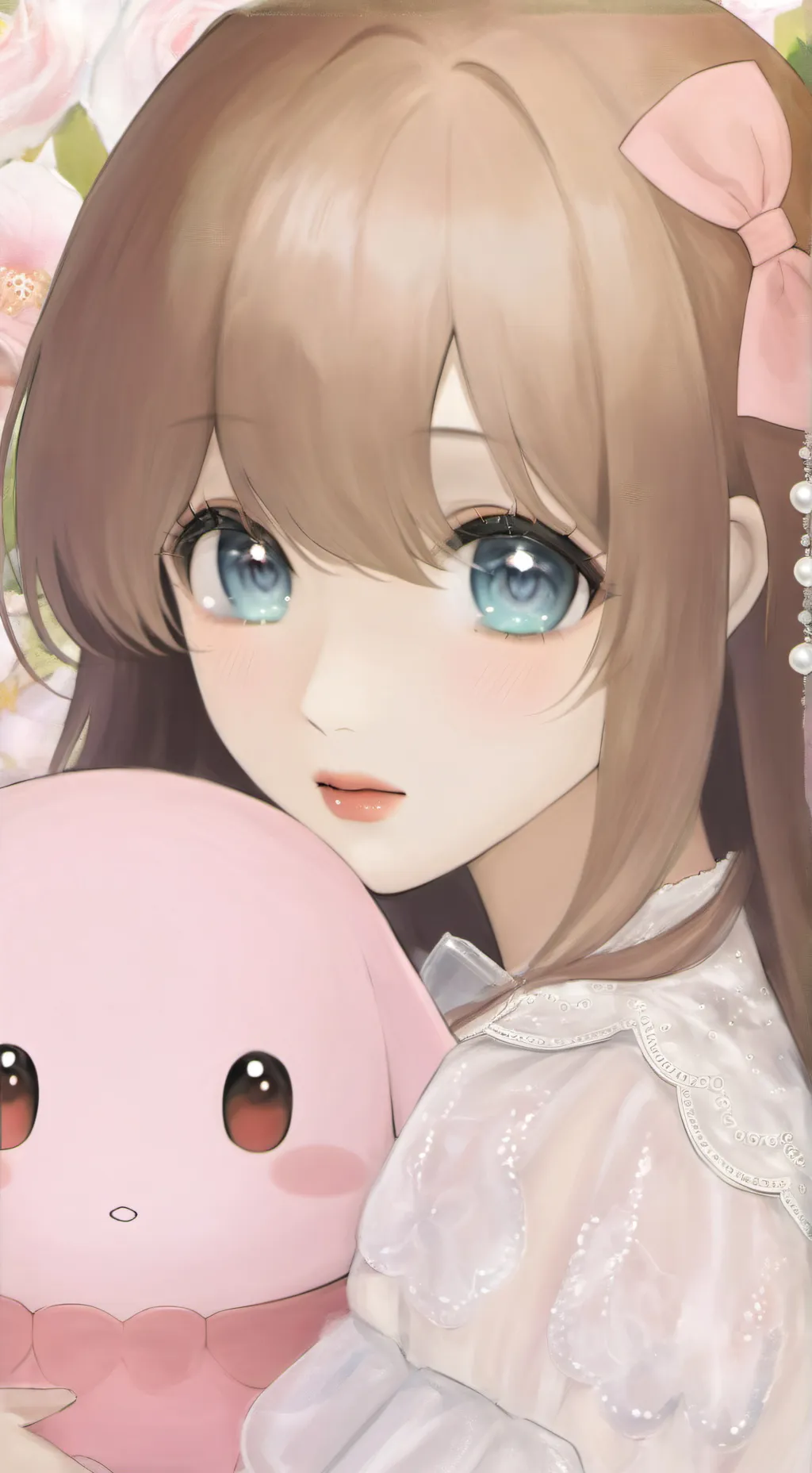 ai character: Kirby  background