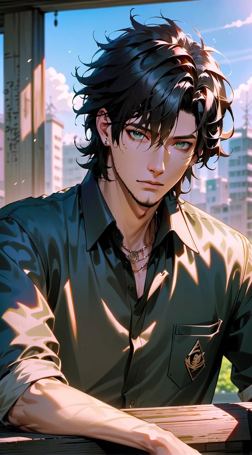 ai character: Shouta Aizawa background