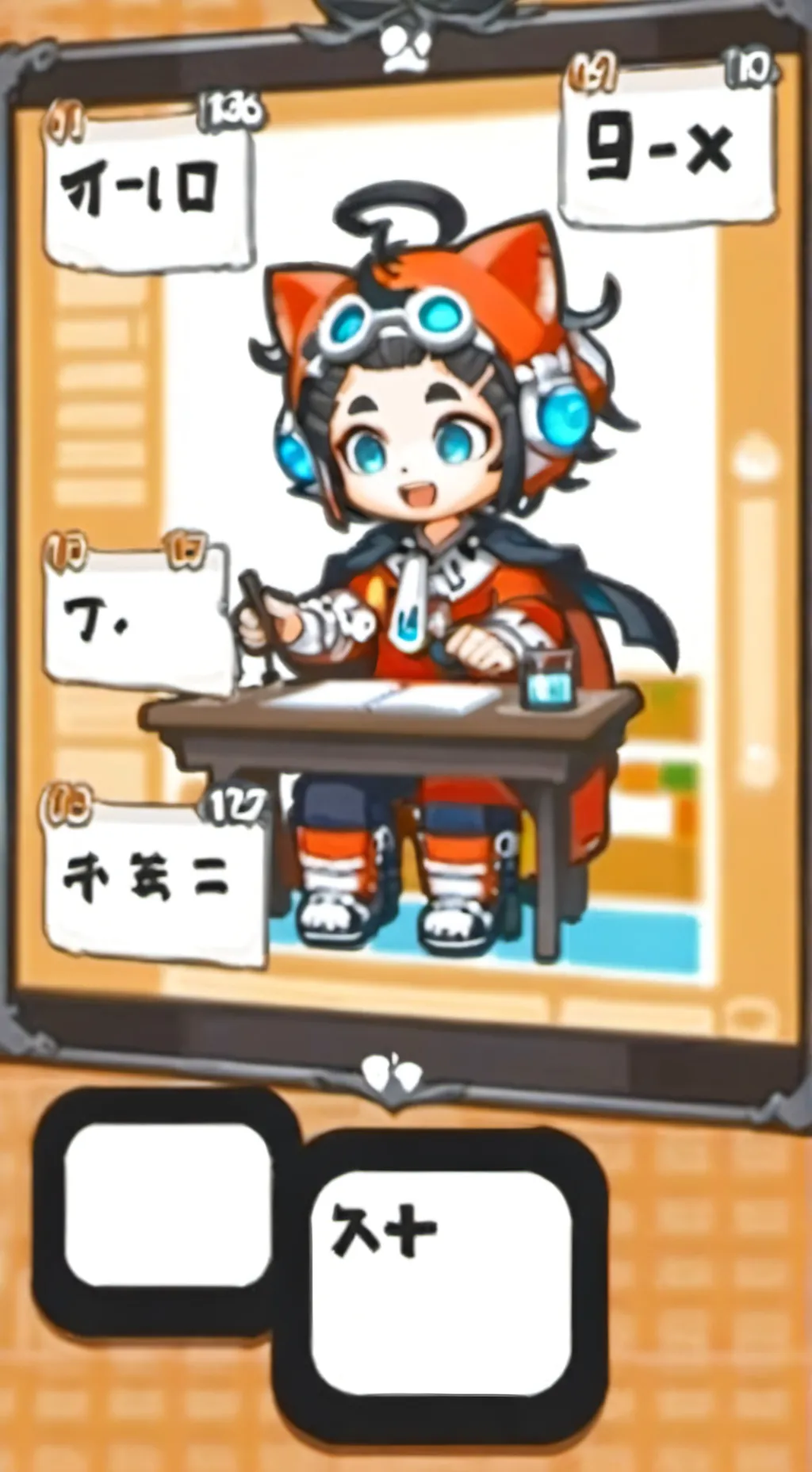 ai character: Math background