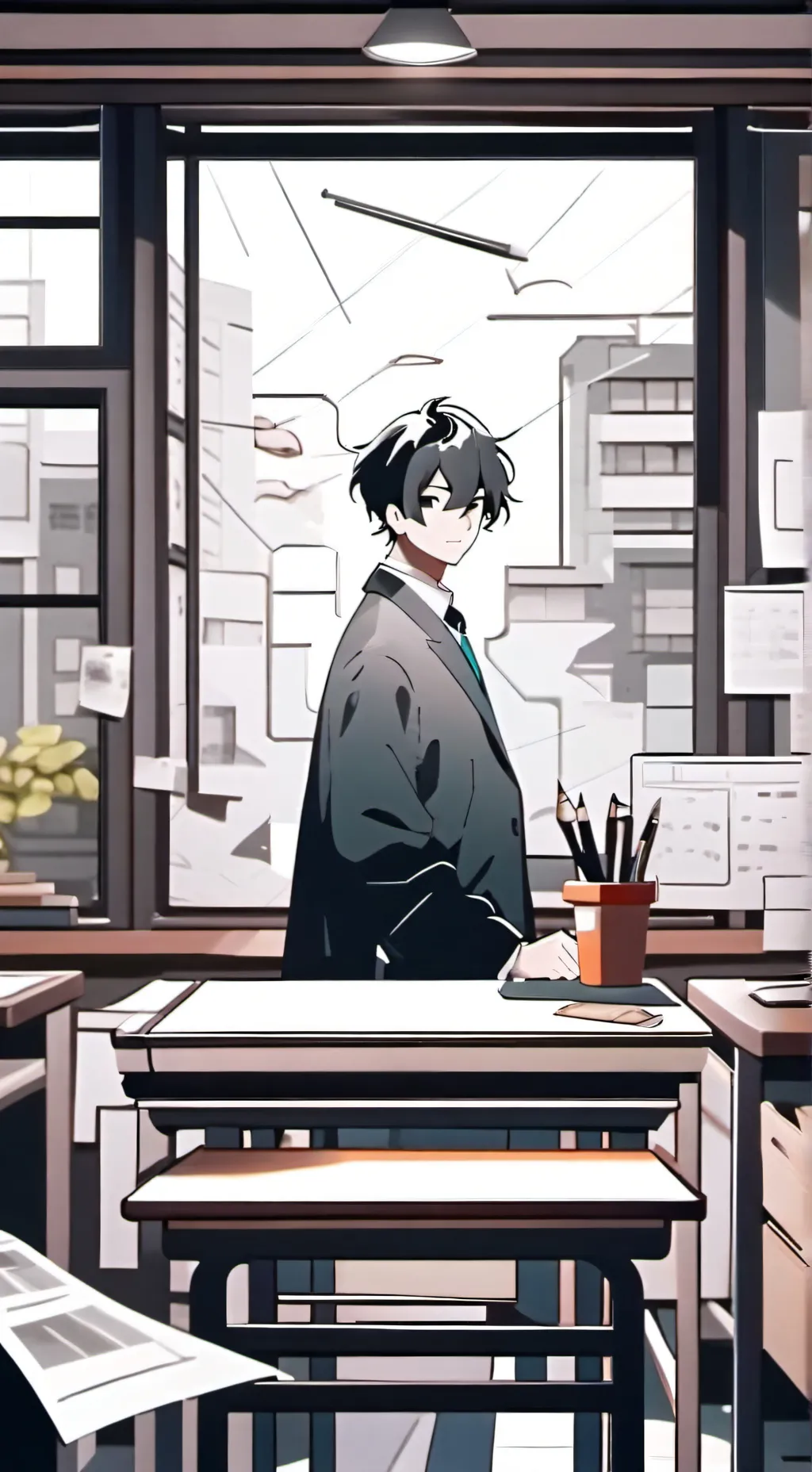 ai character: mha confusing you background