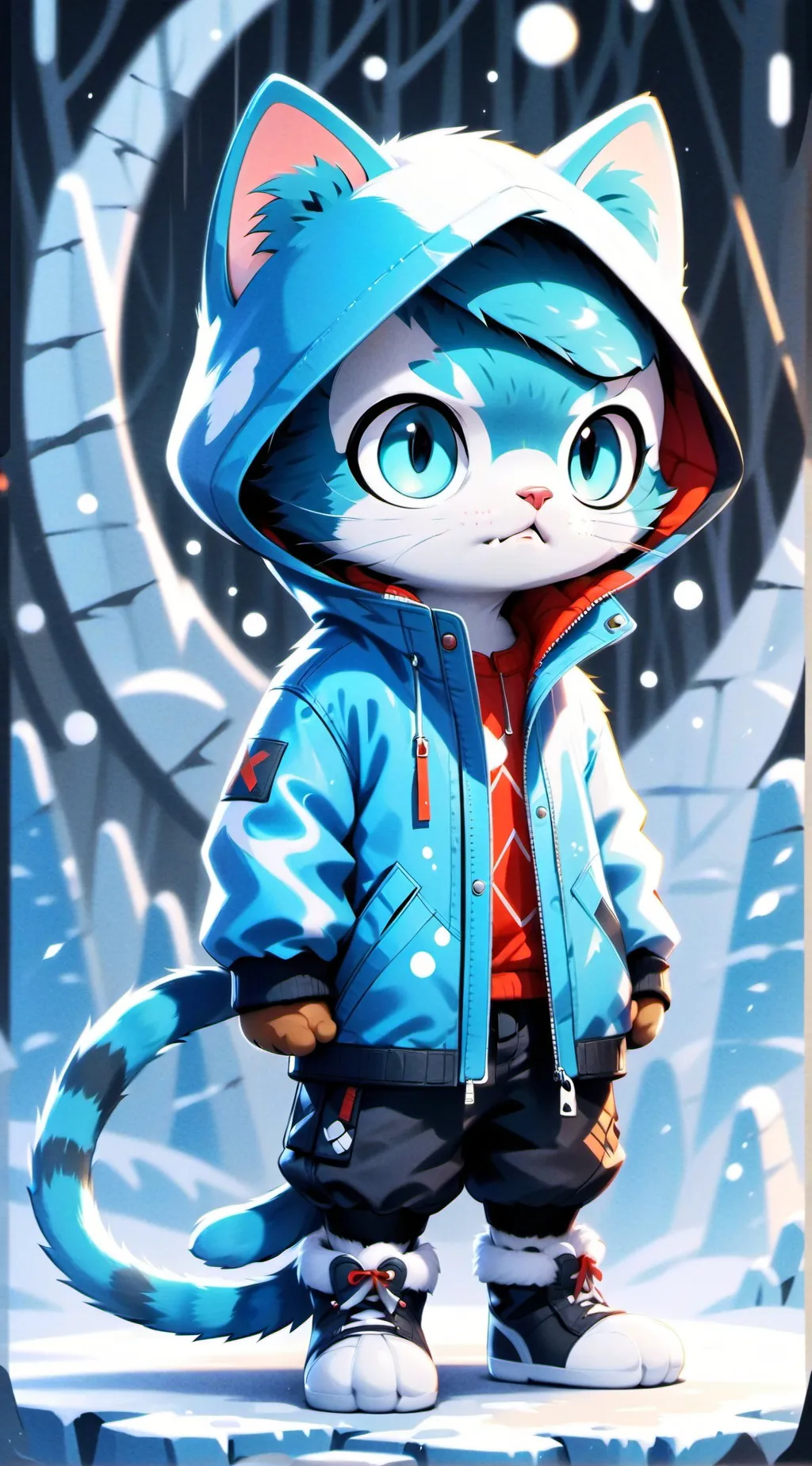 ai character: neo background