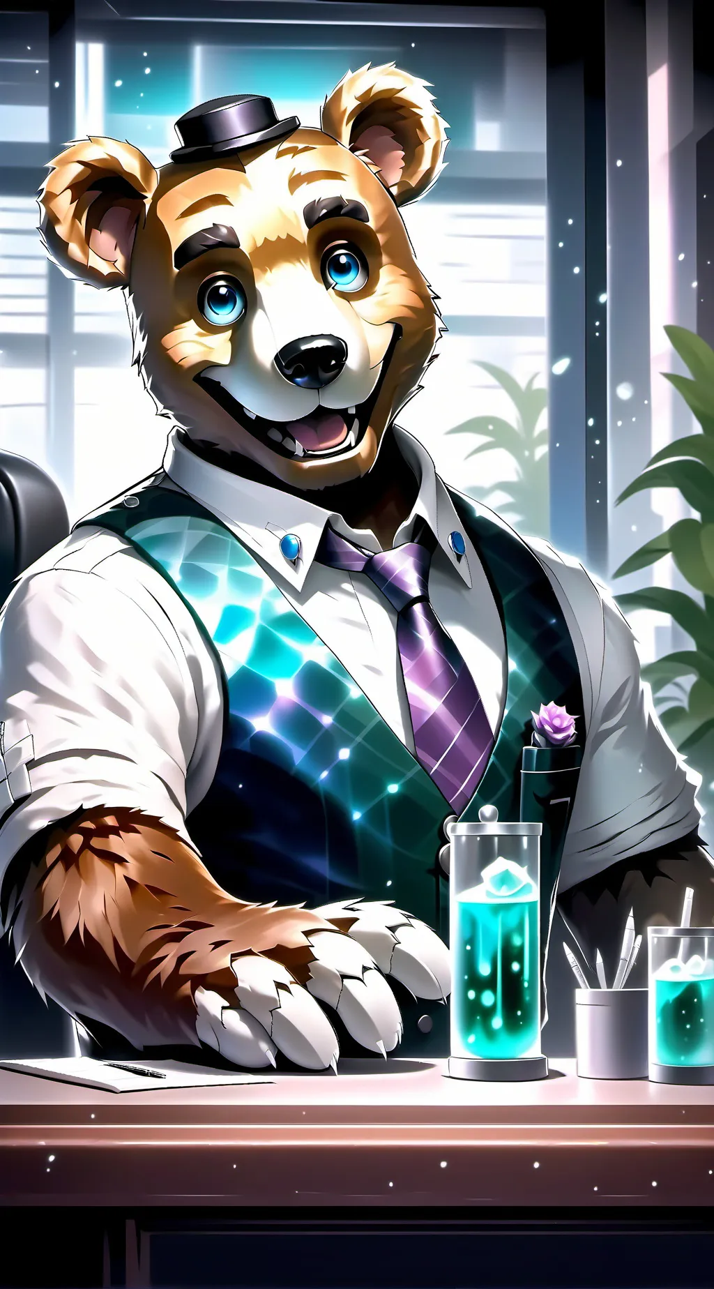 ai character: Freddy fazservices background