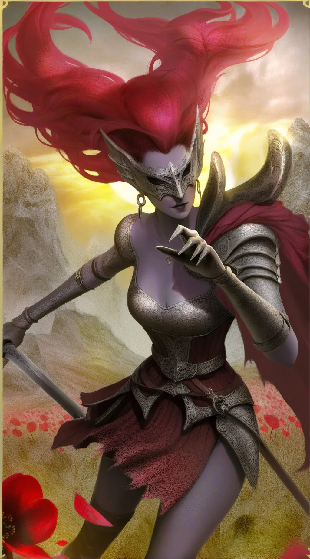 ai character: ♤A WAR♤ background