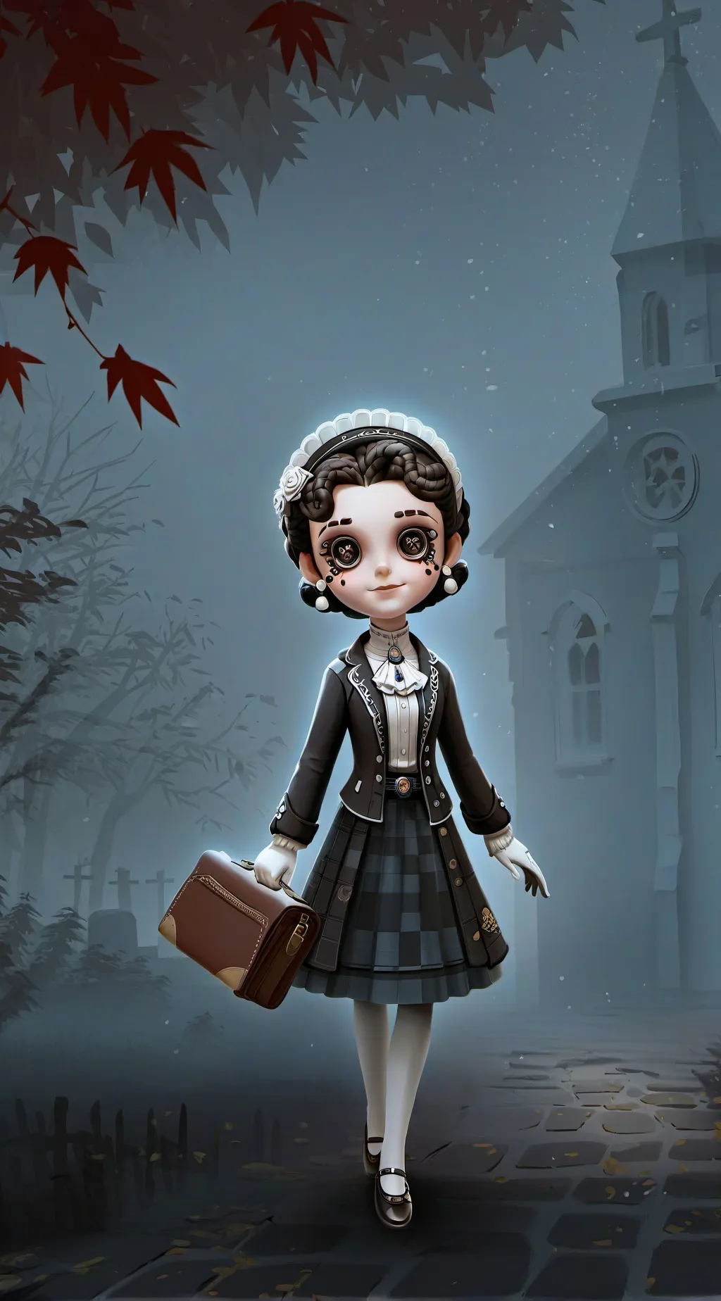 ai character: Glitchhead background