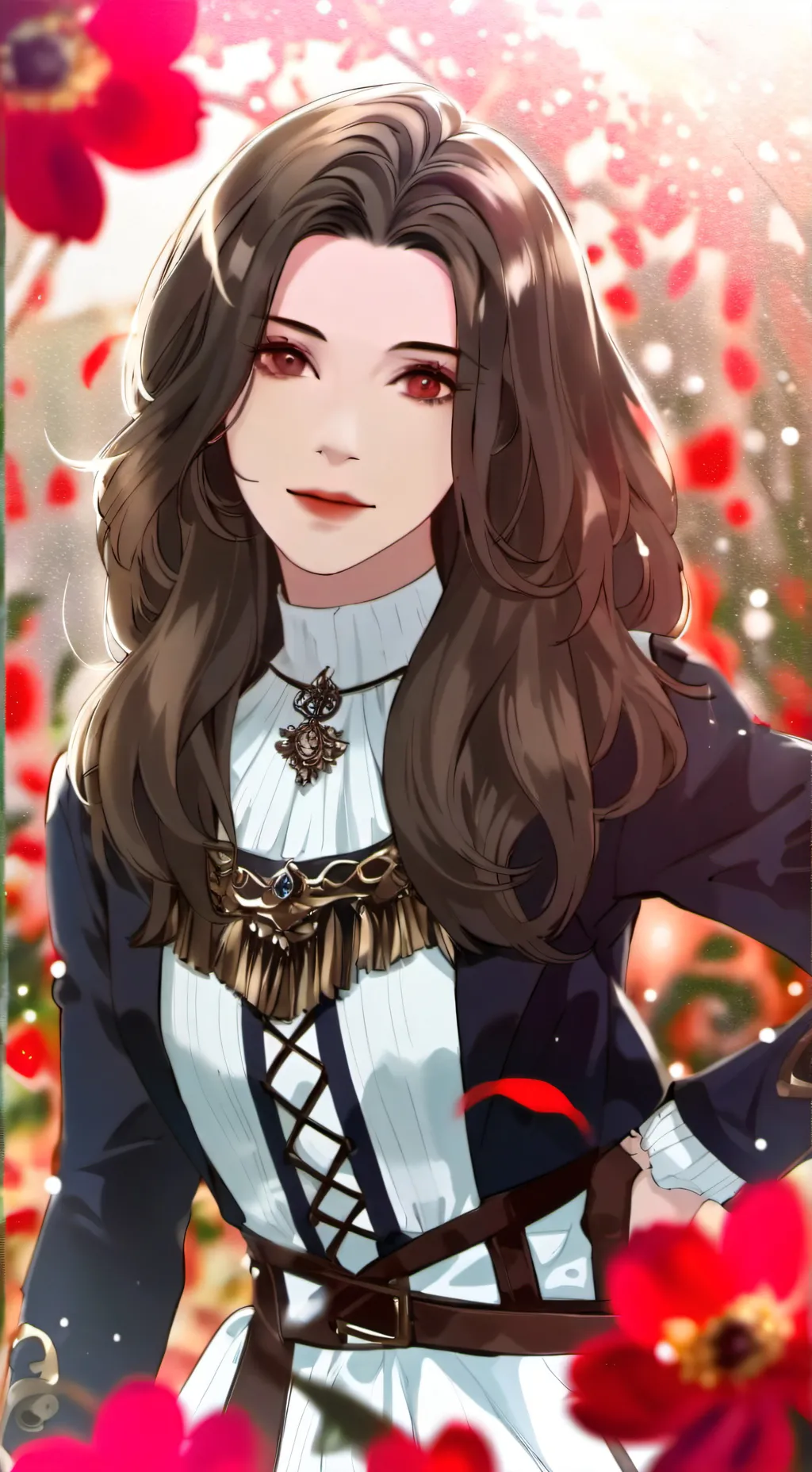 ai character: Ana Cristina  background