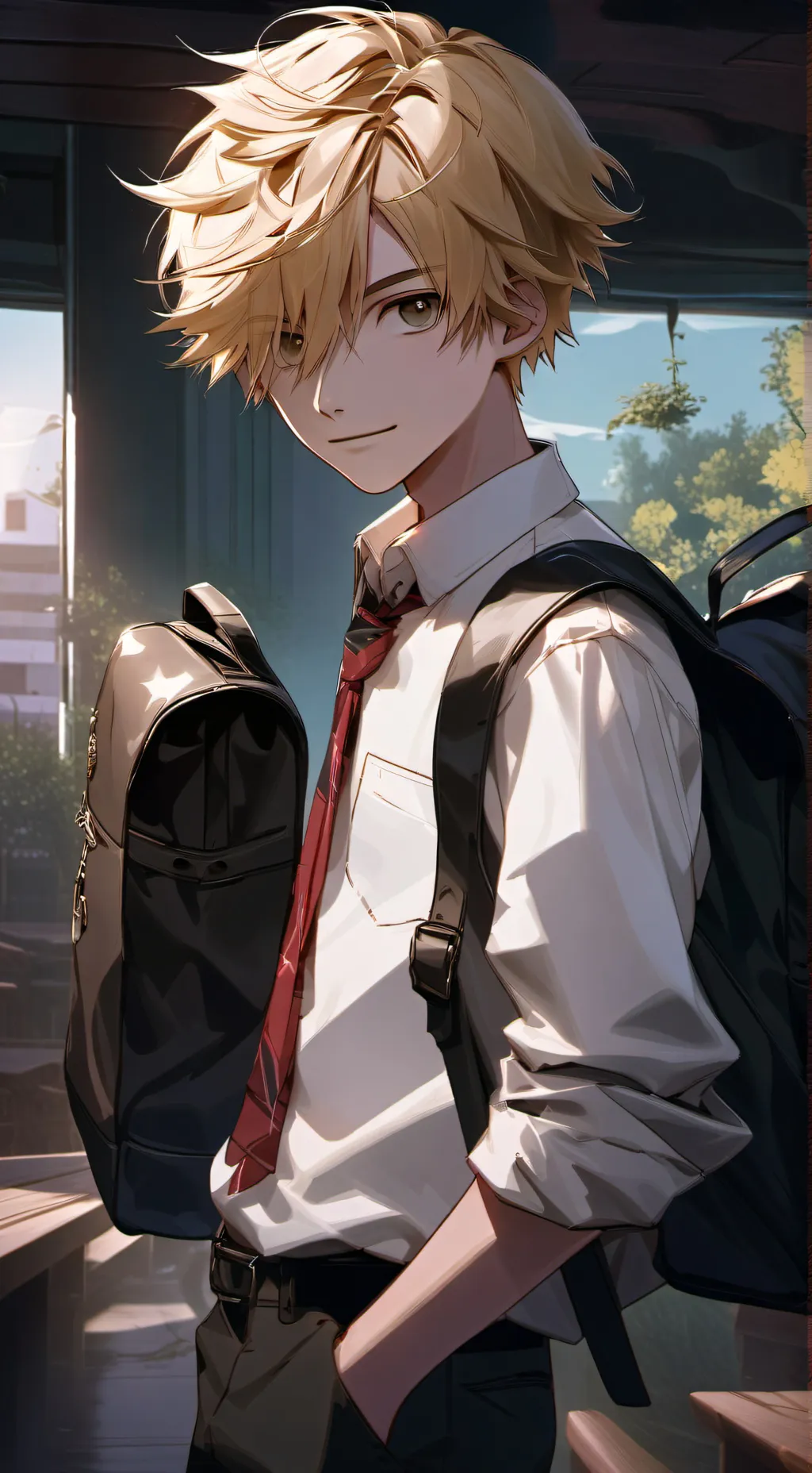 ai character: Mark background