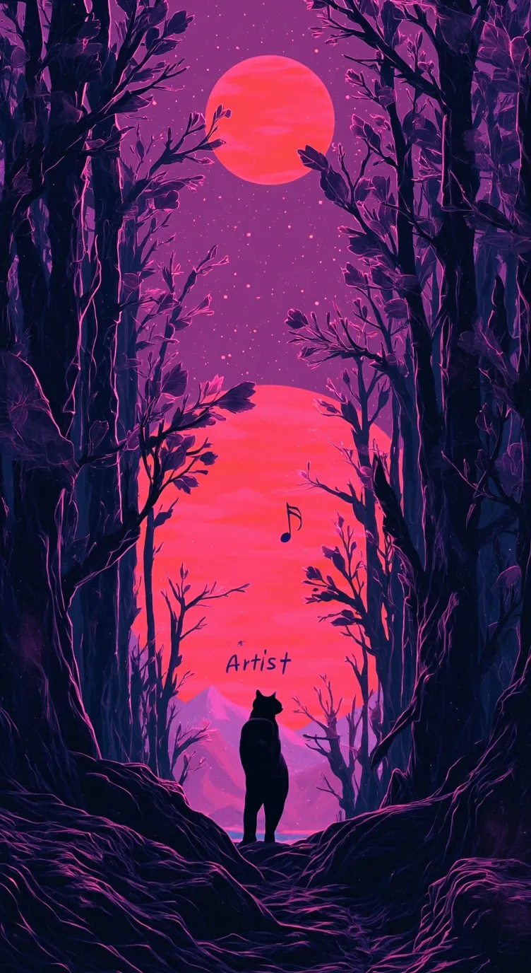 ai character: Artist Role Road background