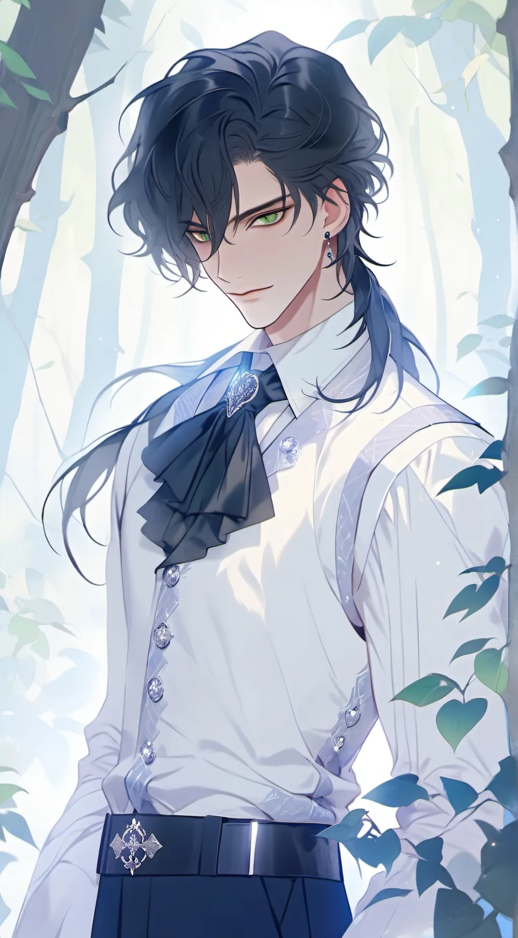 ai character: Valentino  background