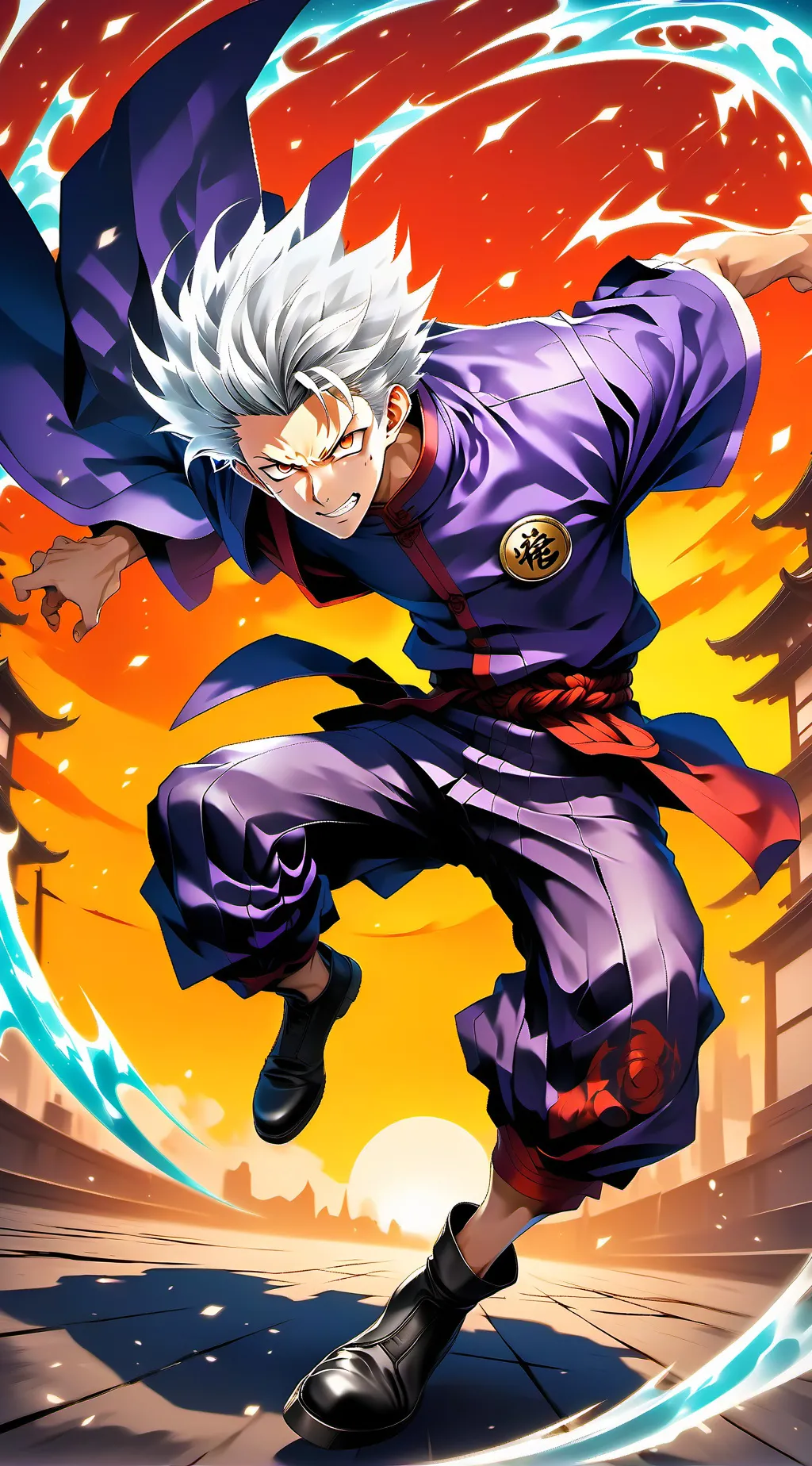 ai character: Gojo Satoru background