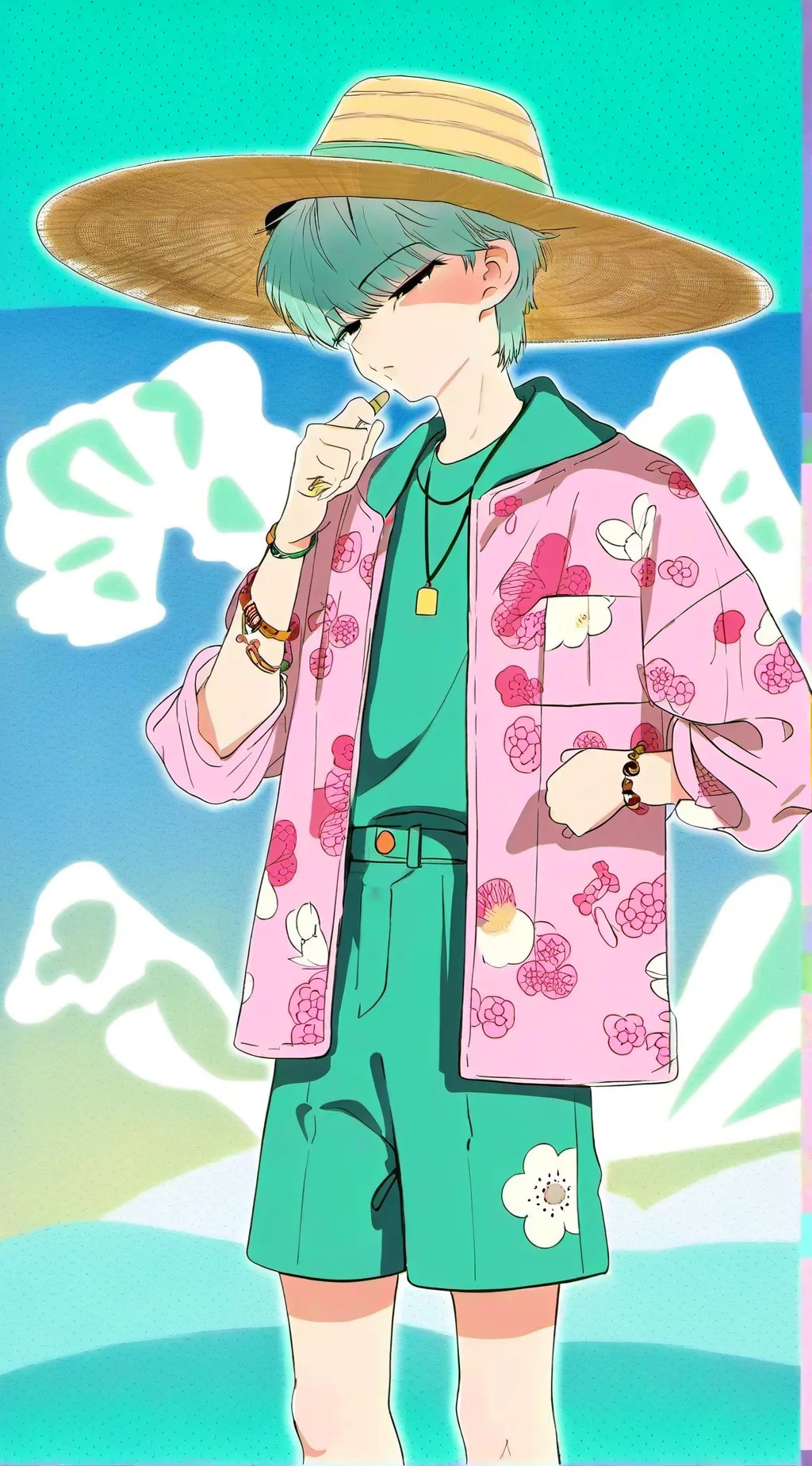 ai character: ••°Baby Saja°° background