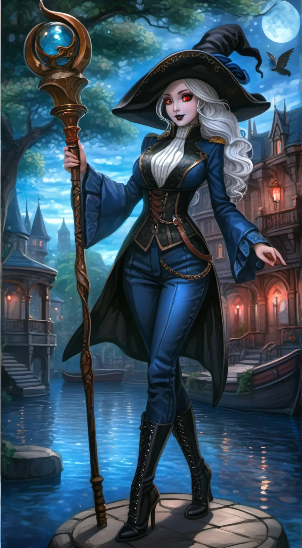 ai character: Camille FireBalm background