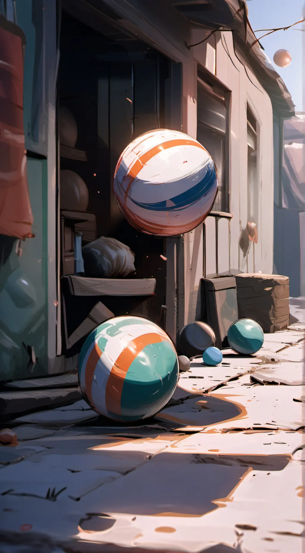 ai character: Bounce on it (test background