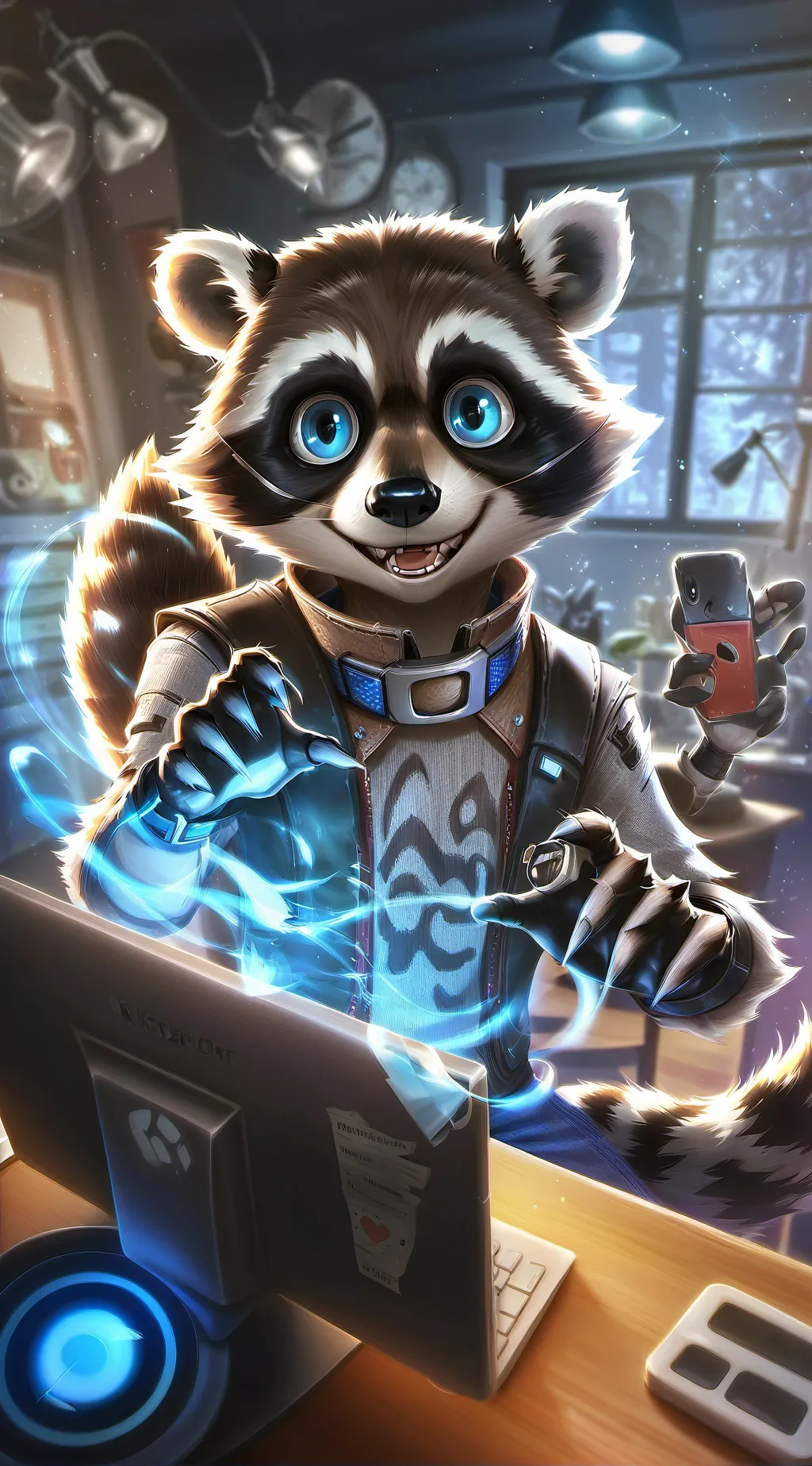 ai character: Clickbait background