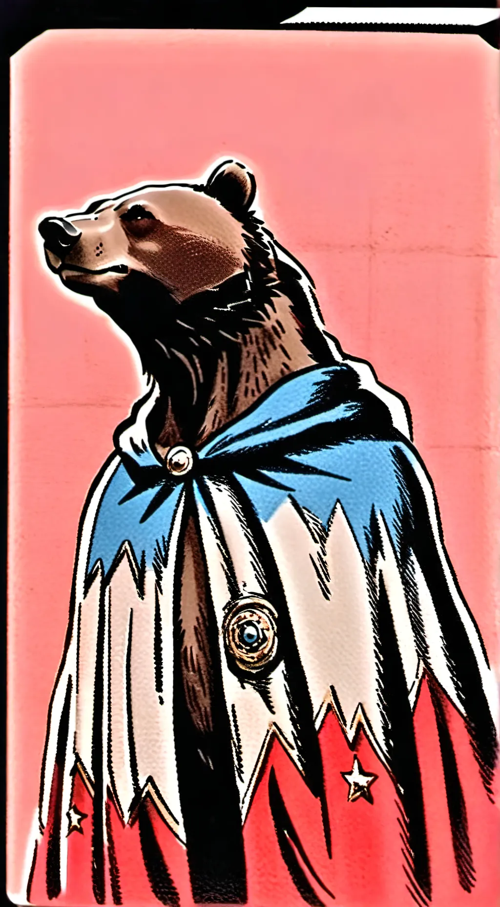 ai character: American Bear  background