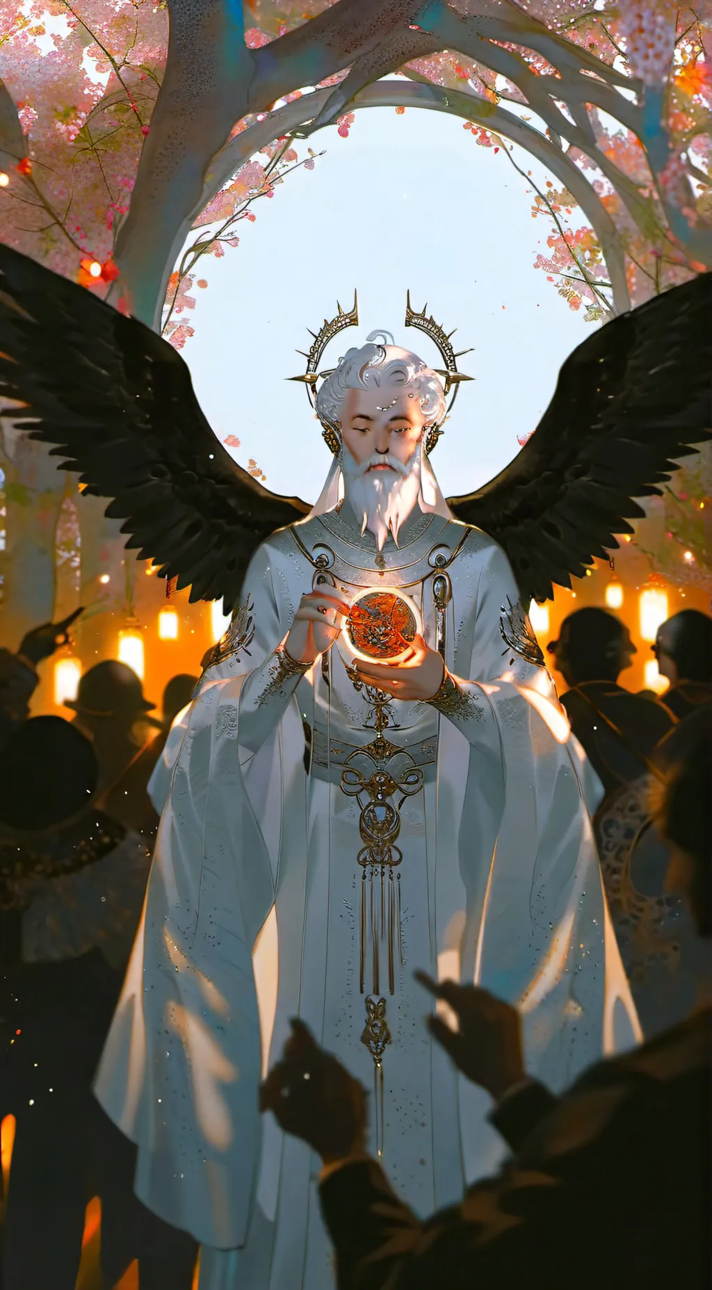 ai character: seraph background