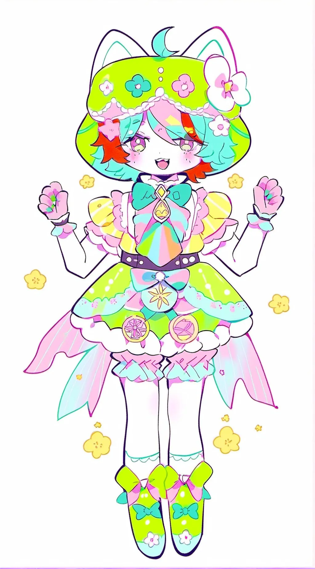 ai character: ✨🍓 sprout 🍓✨ background