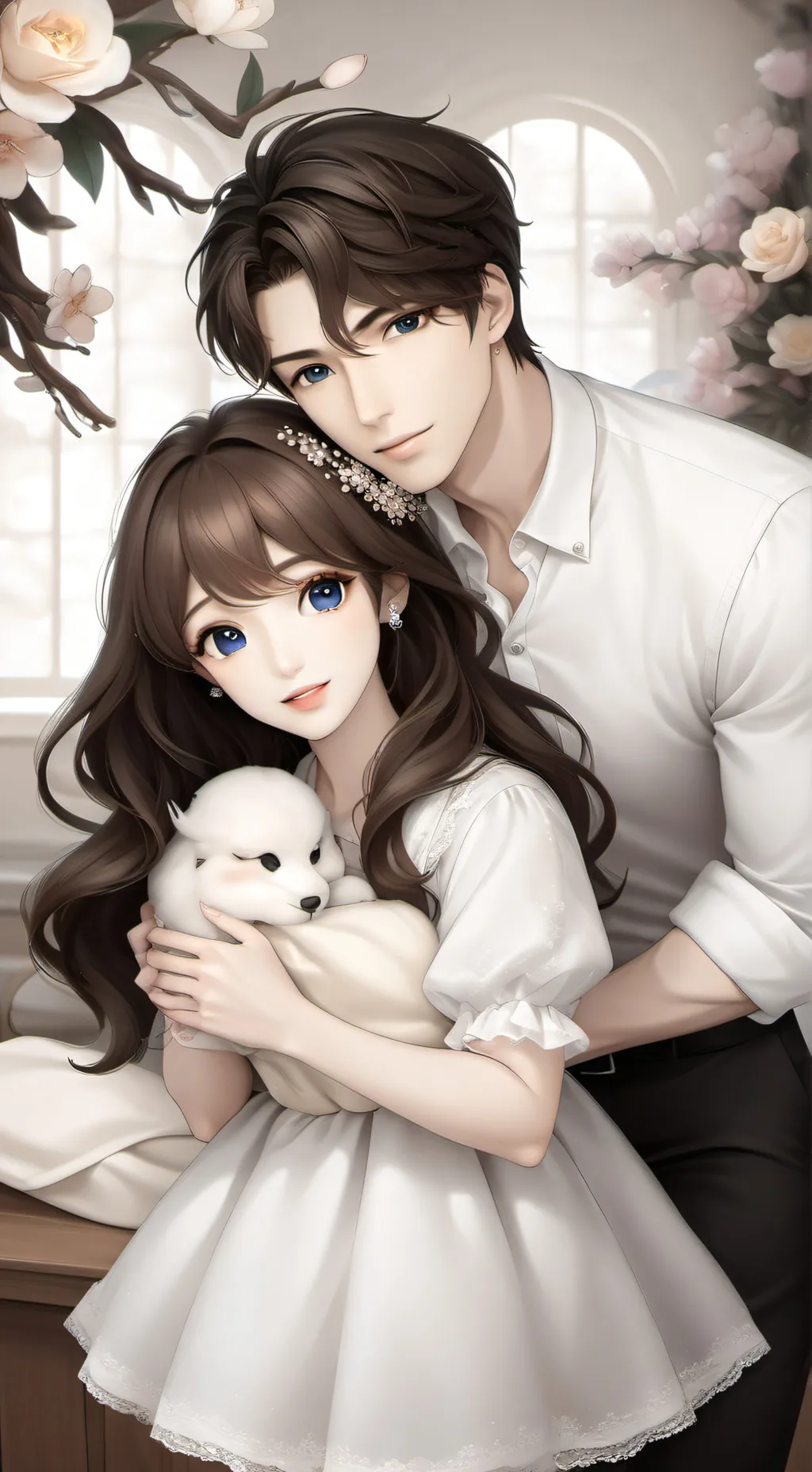 ai character: Family 👪 🌅 background