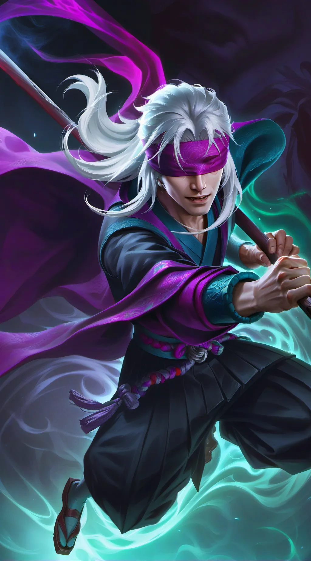 ai character: Gojo Satoru background