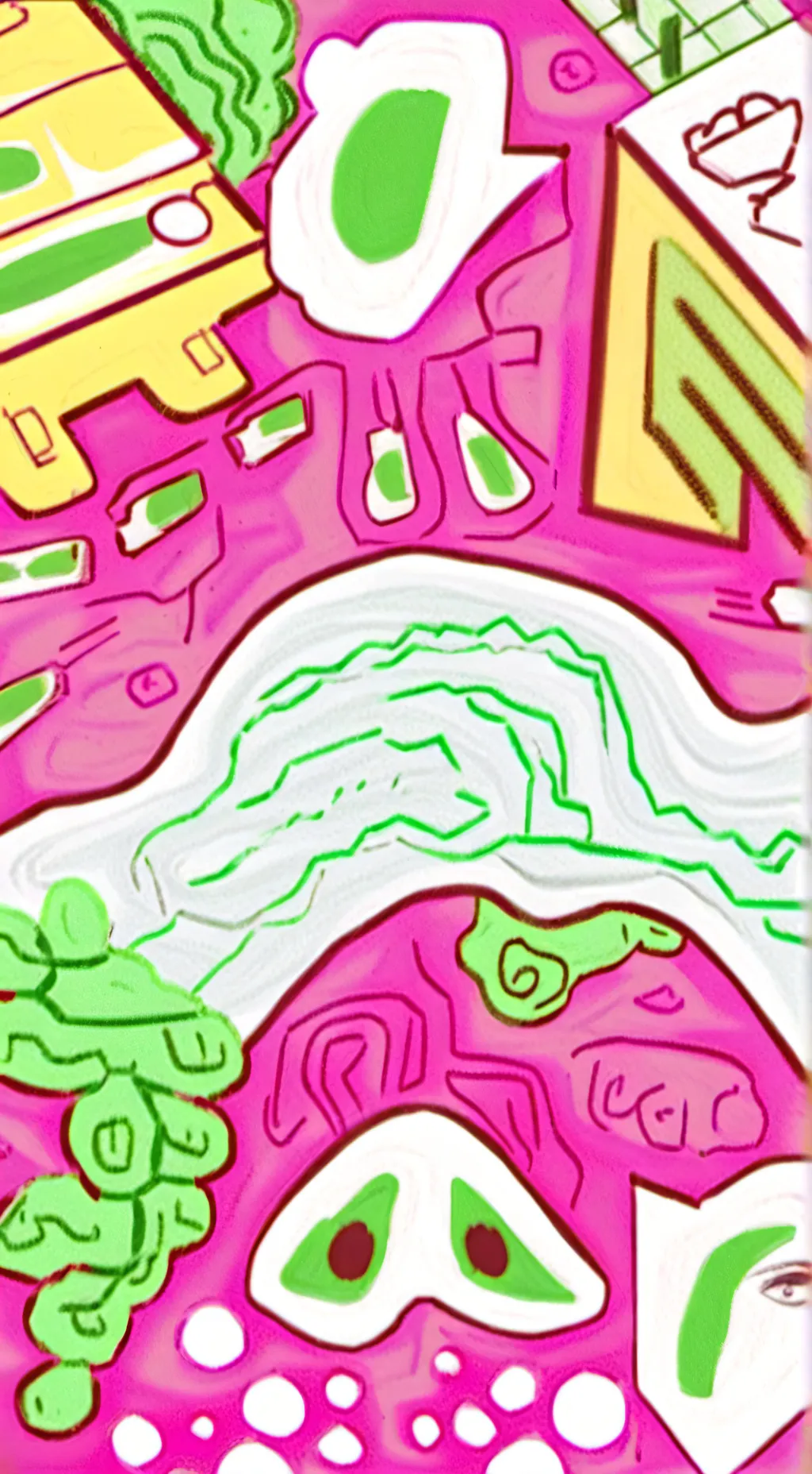 ai character: Dandys world background