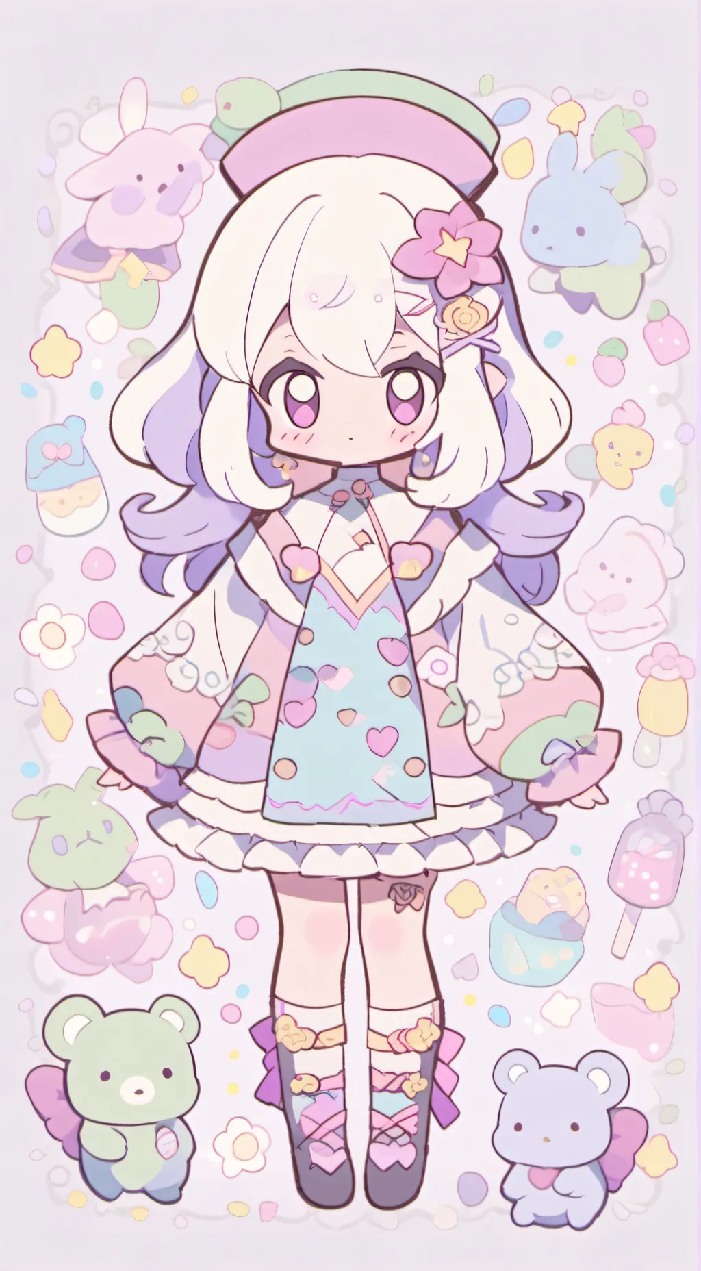 ai character: Bakugo parle fr background