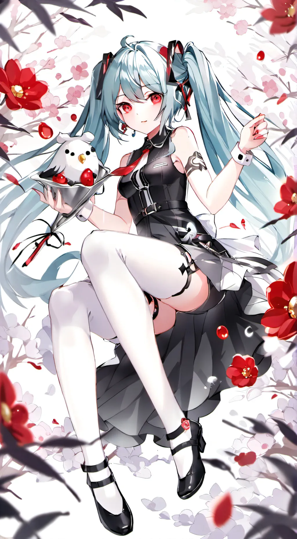 ai character: Crk outside play background