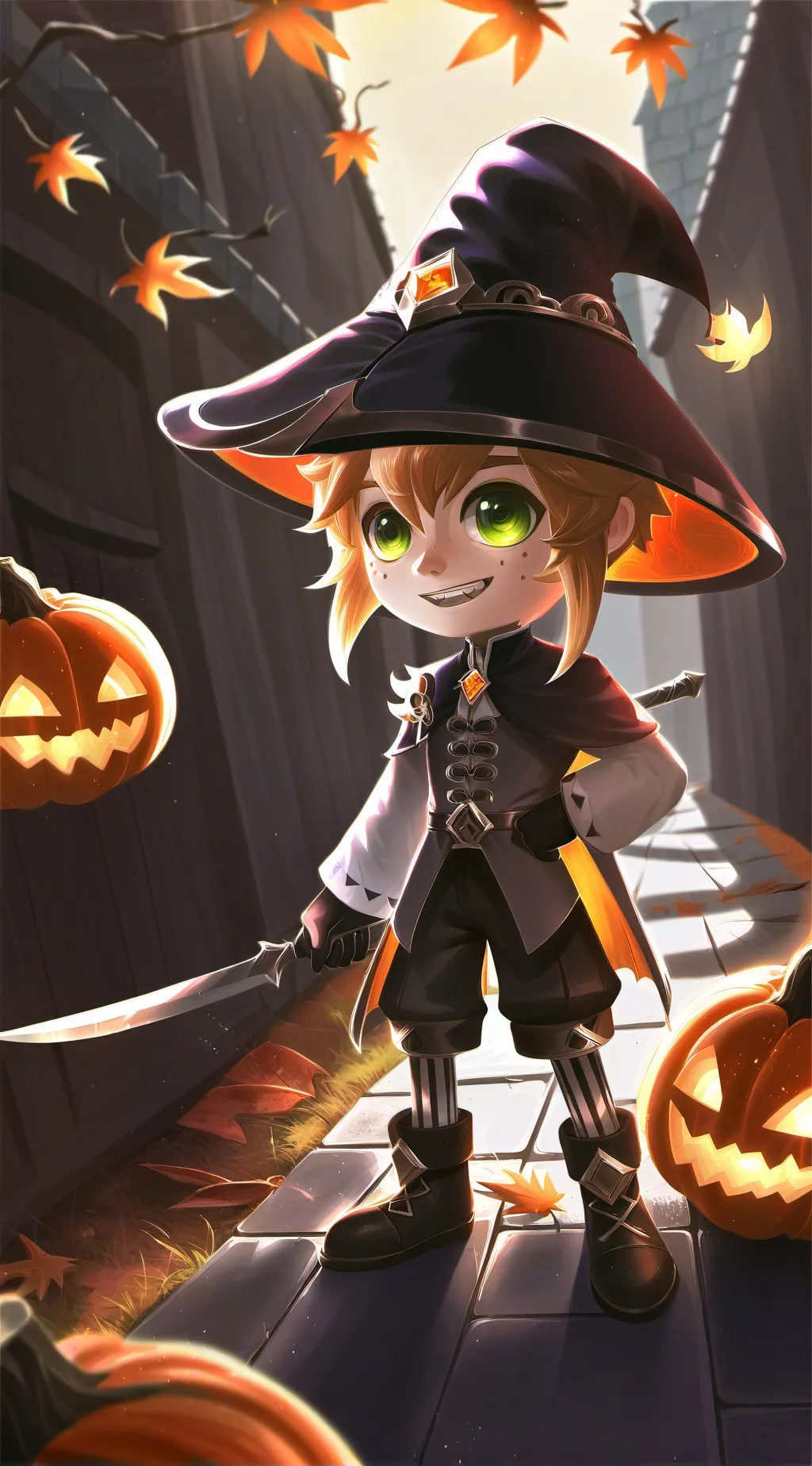 ai character: twisted Gourdy background