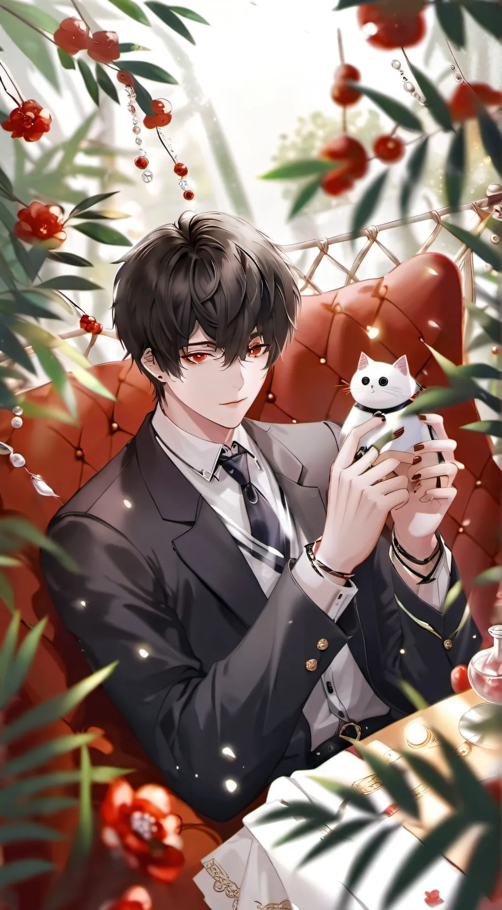 ai character: Dong-hyun😺 background